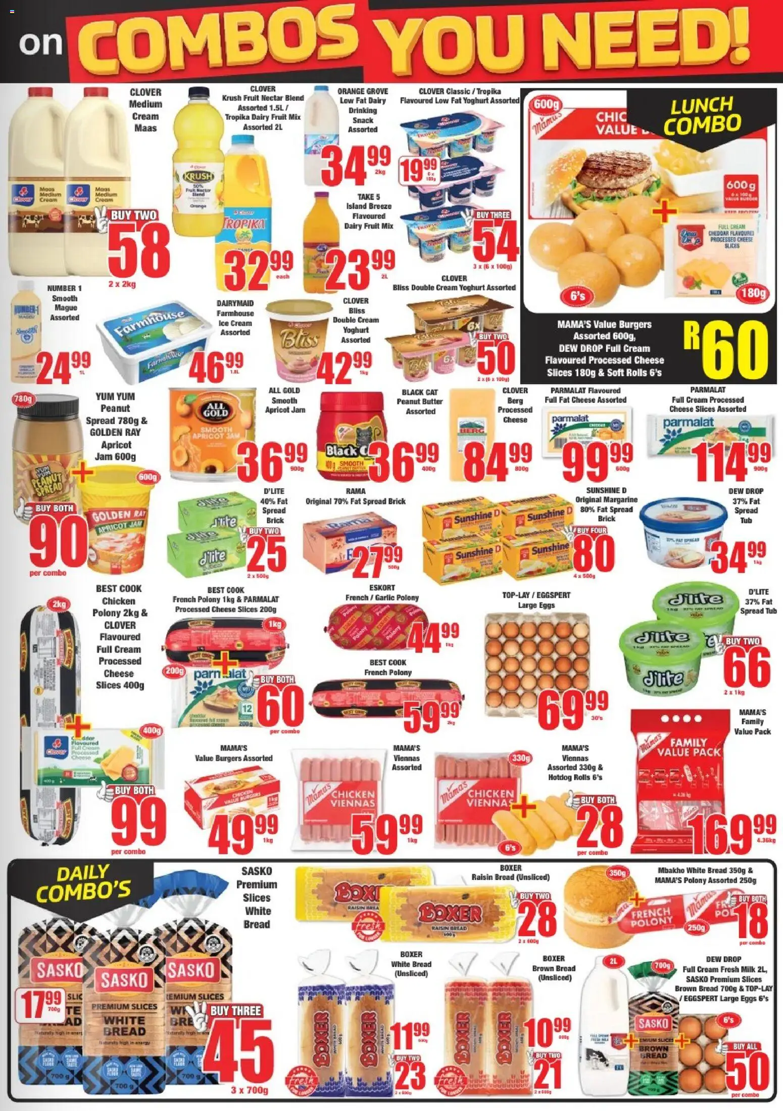 New Boxer catalogue – valid from 09.04.2026 | Page: 3 | Products: Yoghurt, Milk, Chicken, Cream
