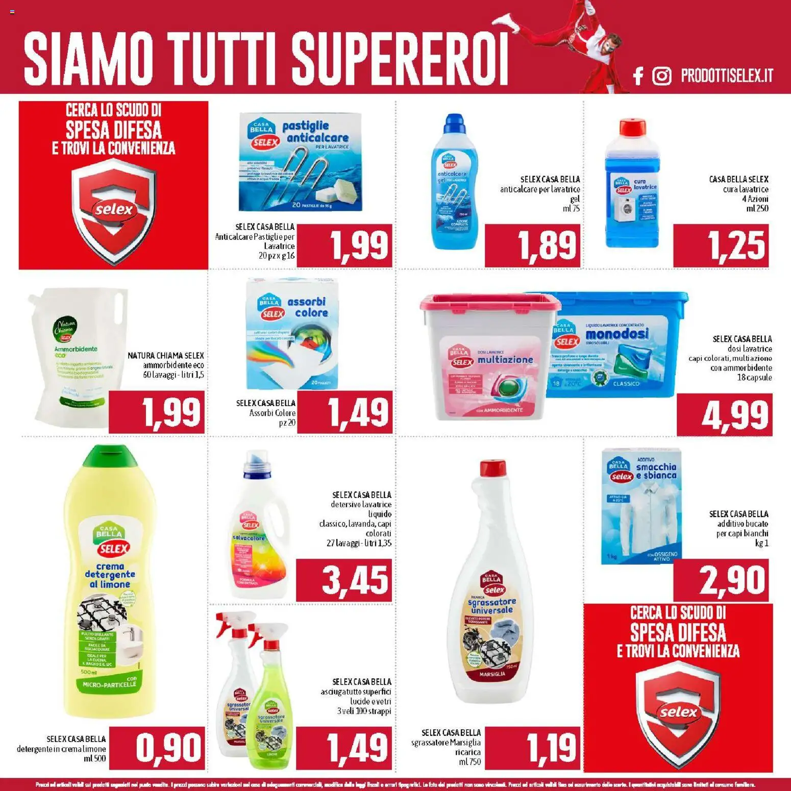 Volantino Famila del 01.02.2026 | Pagina: 19 | Prodotti: Ammorbidente, Sgrassatore, Limone, Asciugatutto