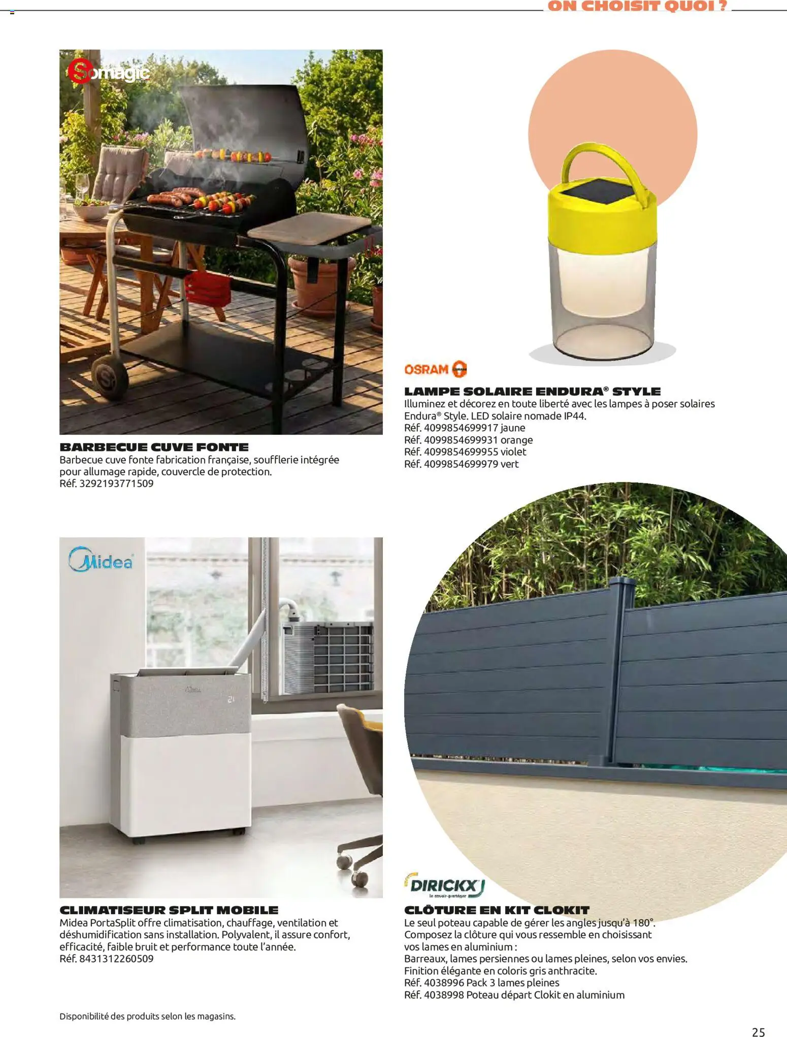 {H1} | Page: 25 | Produits: Couvercle, Orange, Barbecue, Clôture