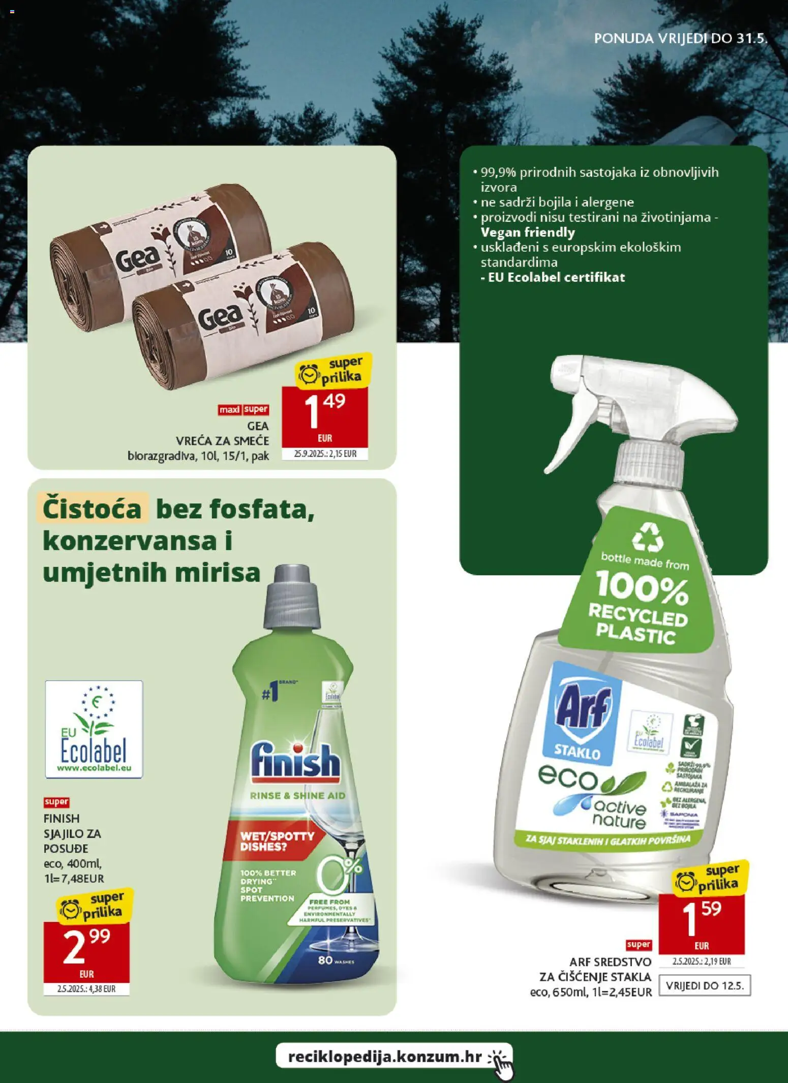 Konzum HR akciós ujság - amely érvényes a következő dátumtól: 06.05.2026 | Oldal: 43 | Termékek: Vegán