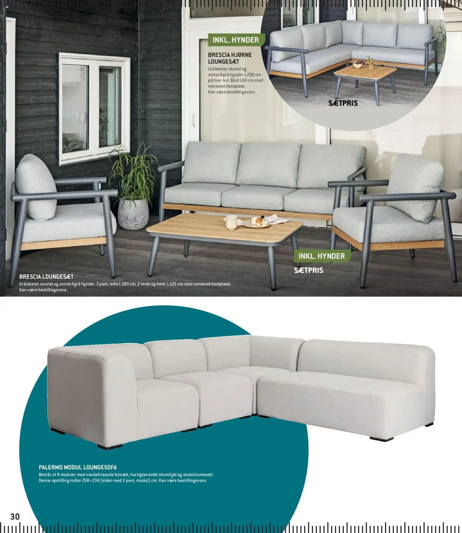 XL-BYG tilbudsavis – gyldig fra 10/08/2026 | Side: 30 | Produkter: Sofa, Bord, Loungesæt