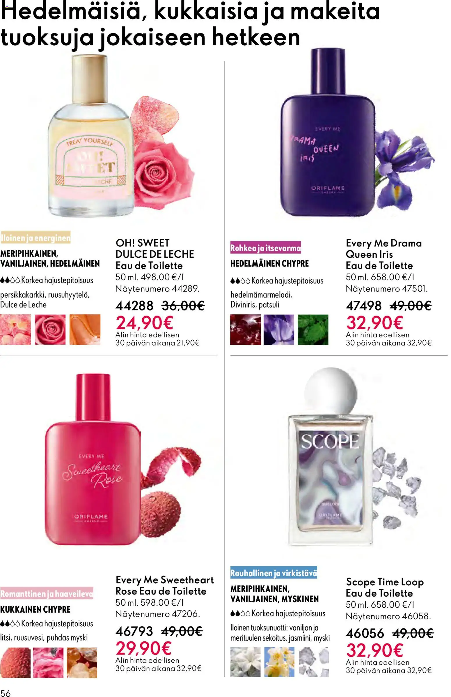Oriflame - Esite 07 – voimassa 13.05.2026 alkaen | Sivu: 56