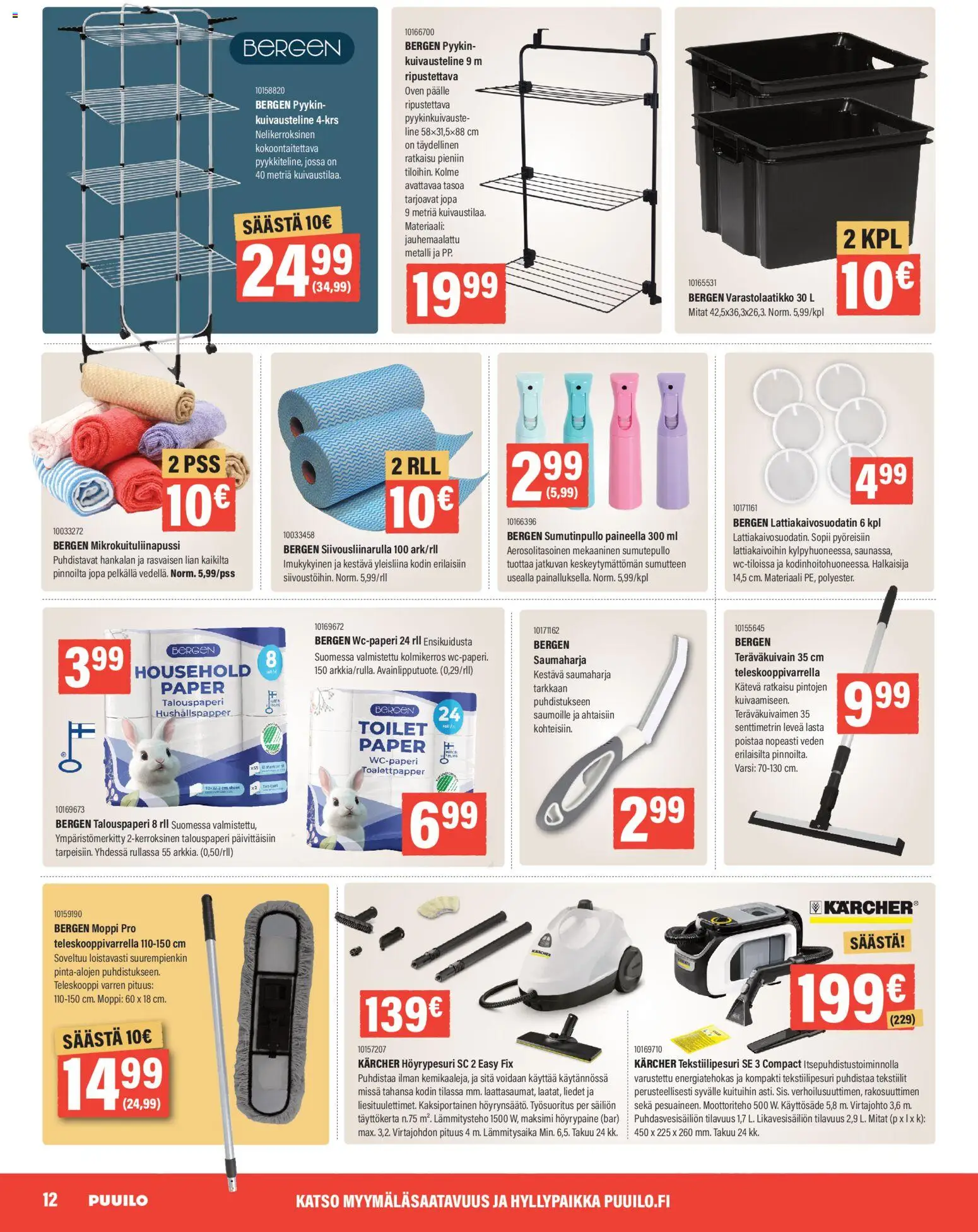 Puuilo - 261014 vko42 digi – voimassa 12/10/2026 alkaen | Sivu: 12 | Tuotteet: Moppi