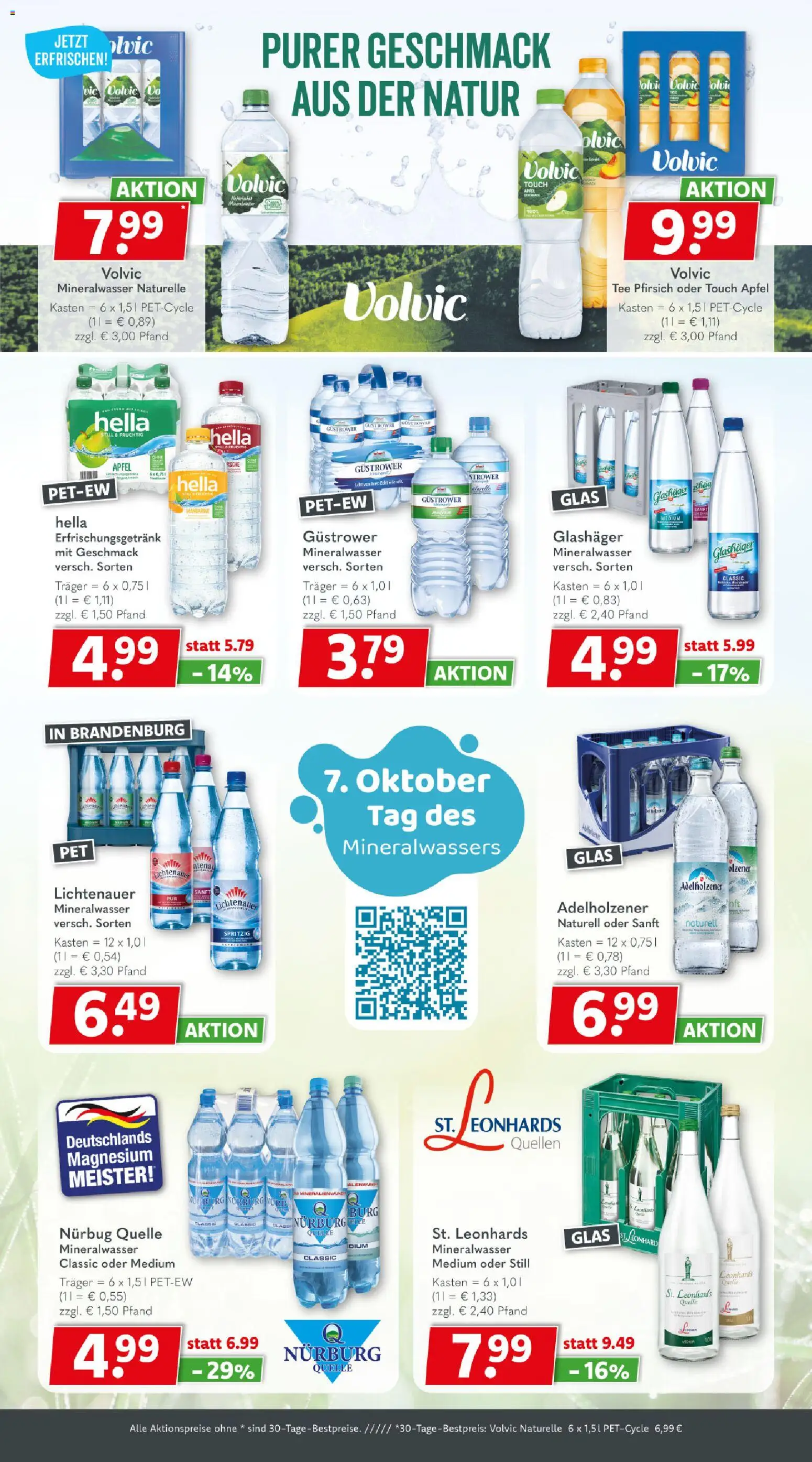Getränkeland Prospekt – gültig ab 28.09.2026 | Seite: 5 | Produkte: Adelholzener, Äpfel, Volvic tee, Mineralwasser