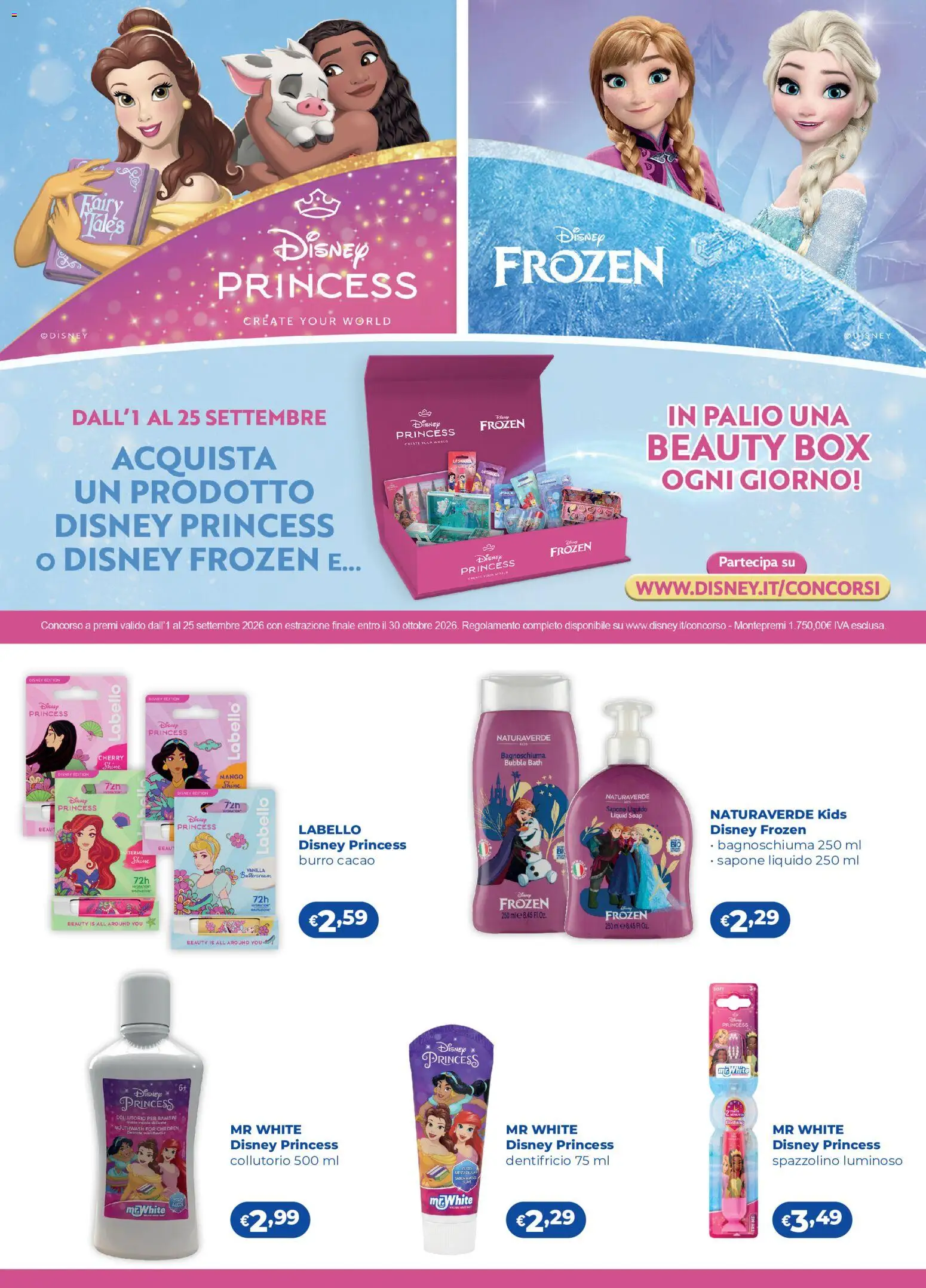 Volantino Acqua e Sapone del 03/08/2026 | Pagina: 16 | Prodotti: Bagnoschiuma, Dentifricio, Burro, Bagno