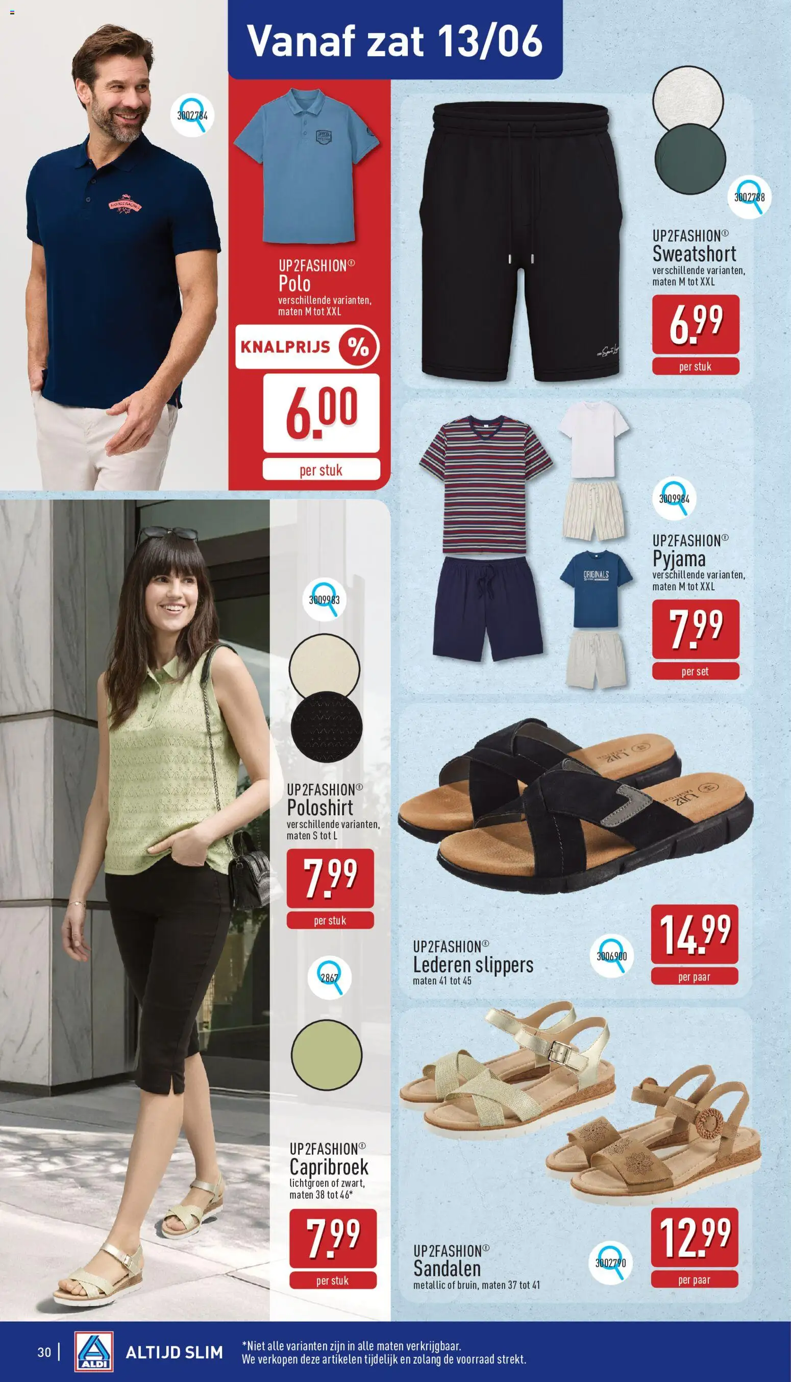 {H1} | Pagina: 30 | Producten: Sandalen, Slippers, Pyjama