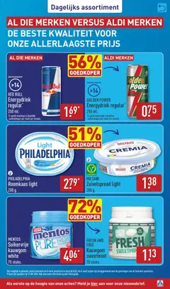 RED BULL Energydrink regular*, RED BULL Energydrink regular* 250 ml. - Voorbeeld van een folder van Aldi, geldig van 21-09-2026 | Pagina: 43 | Producten: Gum, Roomkaas, Red Bull, Kauwgom