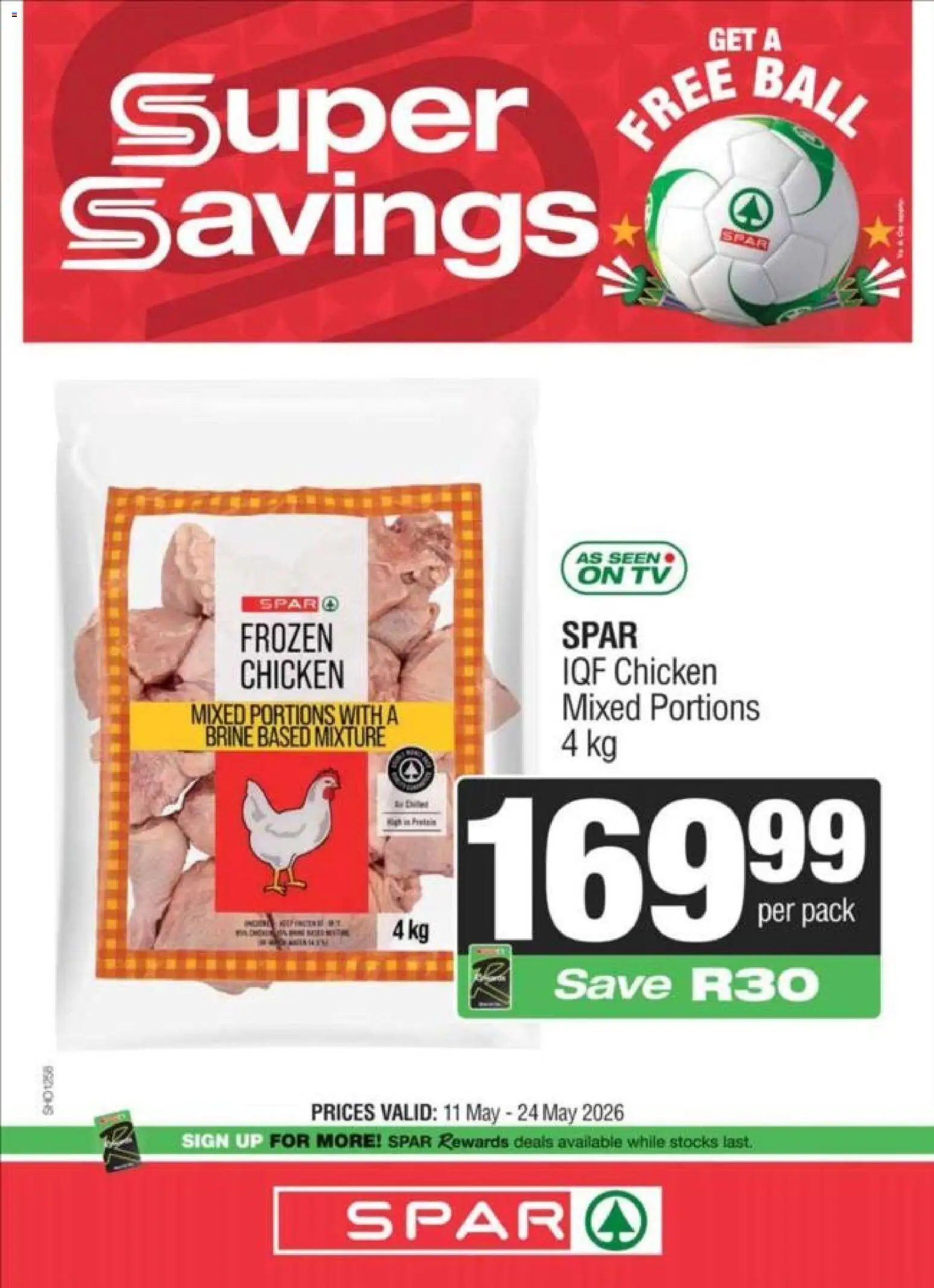 New KWIKSPAR catalogue – valid from 11.05.2026 | Page: 1 | Products: TV, Chicken