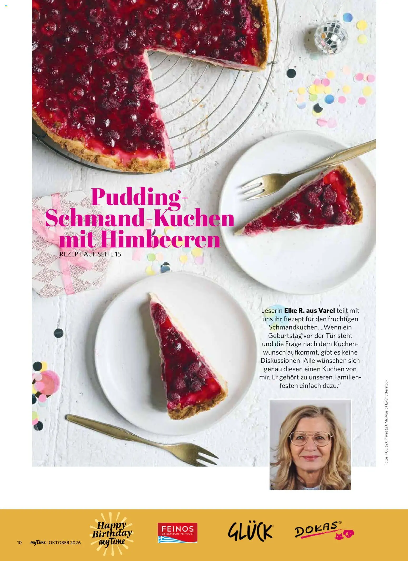 Combi myTime Oktober 2026 – gültig ab 01.10.2026 | Seite: 10 | Produkte: Himbeeren, Tür, Kuchen
