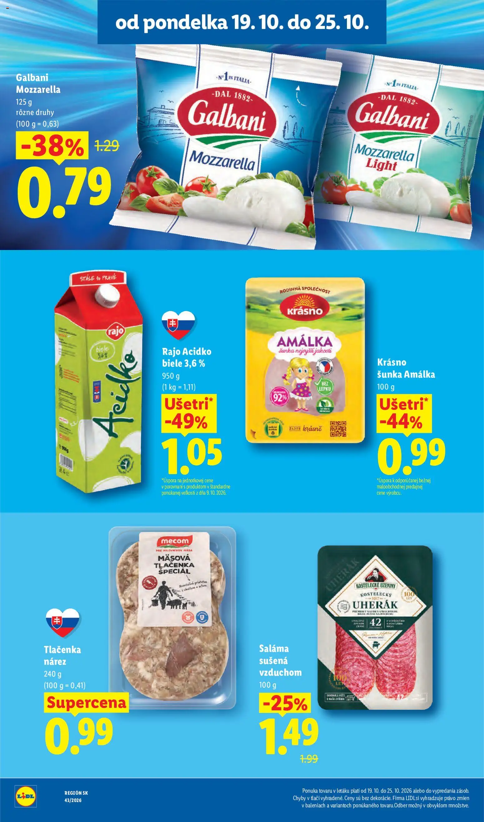 Nové Lidl akcie – leták je platný od 19.10.2026 | Strana: 25