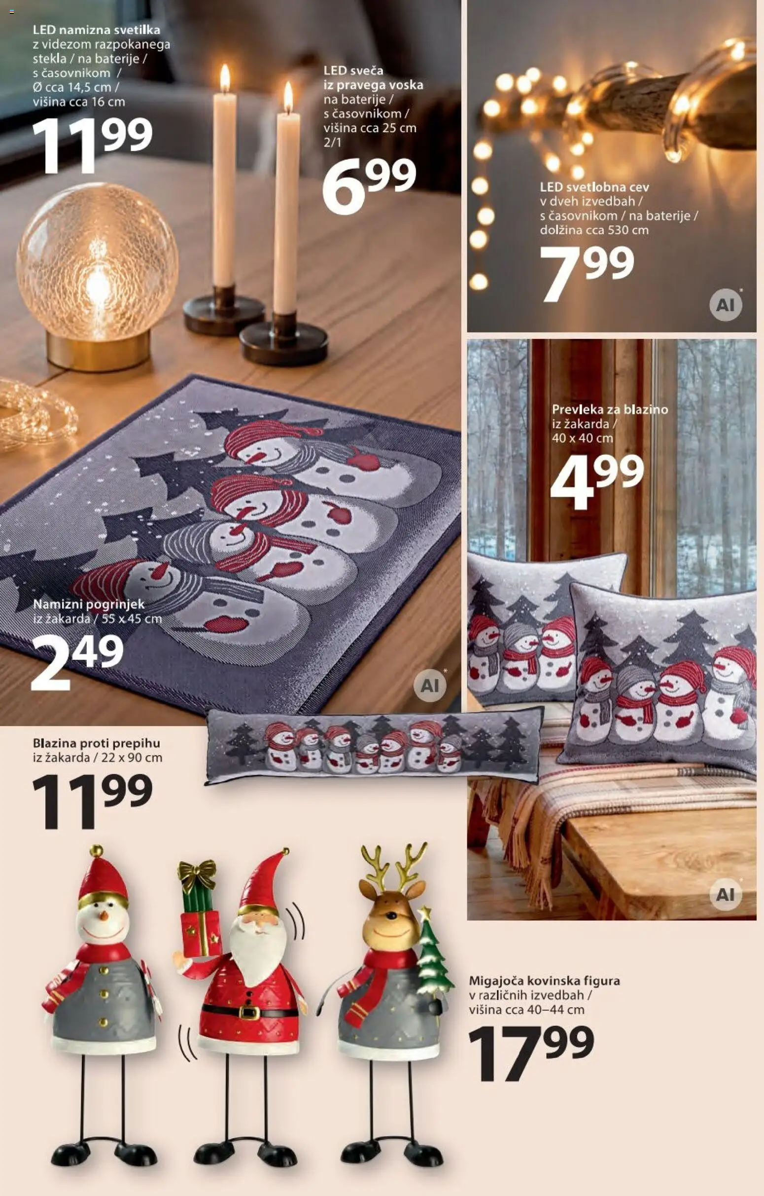 Novi NKD katalog ponudbe – veljaven od 05.11.2026 | Stran: 10 | Izdelki: Pogrinjek, Baterije, Svetilka, Namizna svetilka