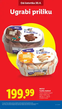 Familia sladoled, Vanila i karamel sirup ili kakao i kakao sirup 900 ml - pregled Lidl kataloga - važi od 30.04.2026 | Strana: 9