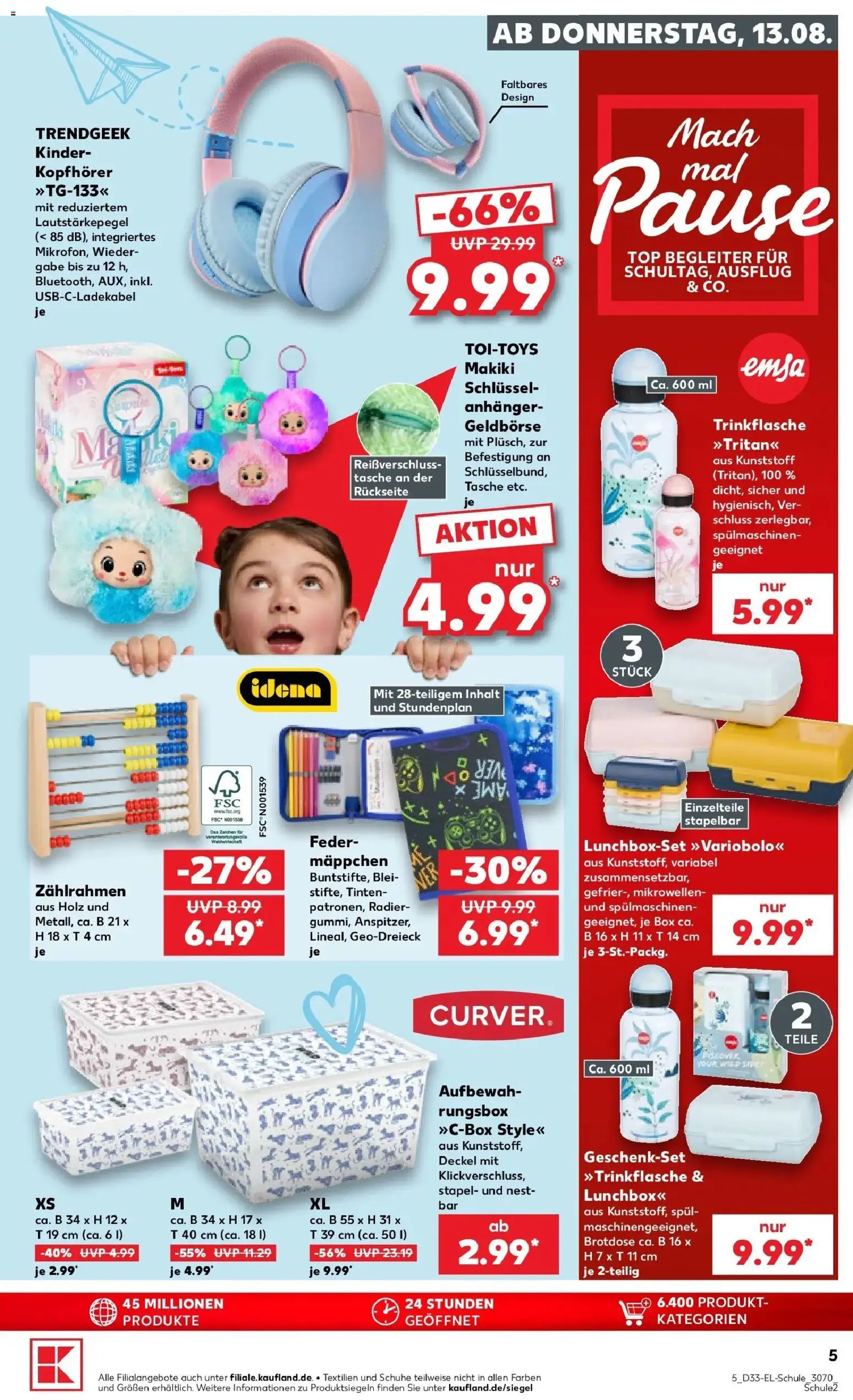 Prospekt Kaufland ab 10.08.2026 » Angebote Online zum Blättern | Seite: 68 | Produkte: Top, Tasche, Box, Kopfhörer