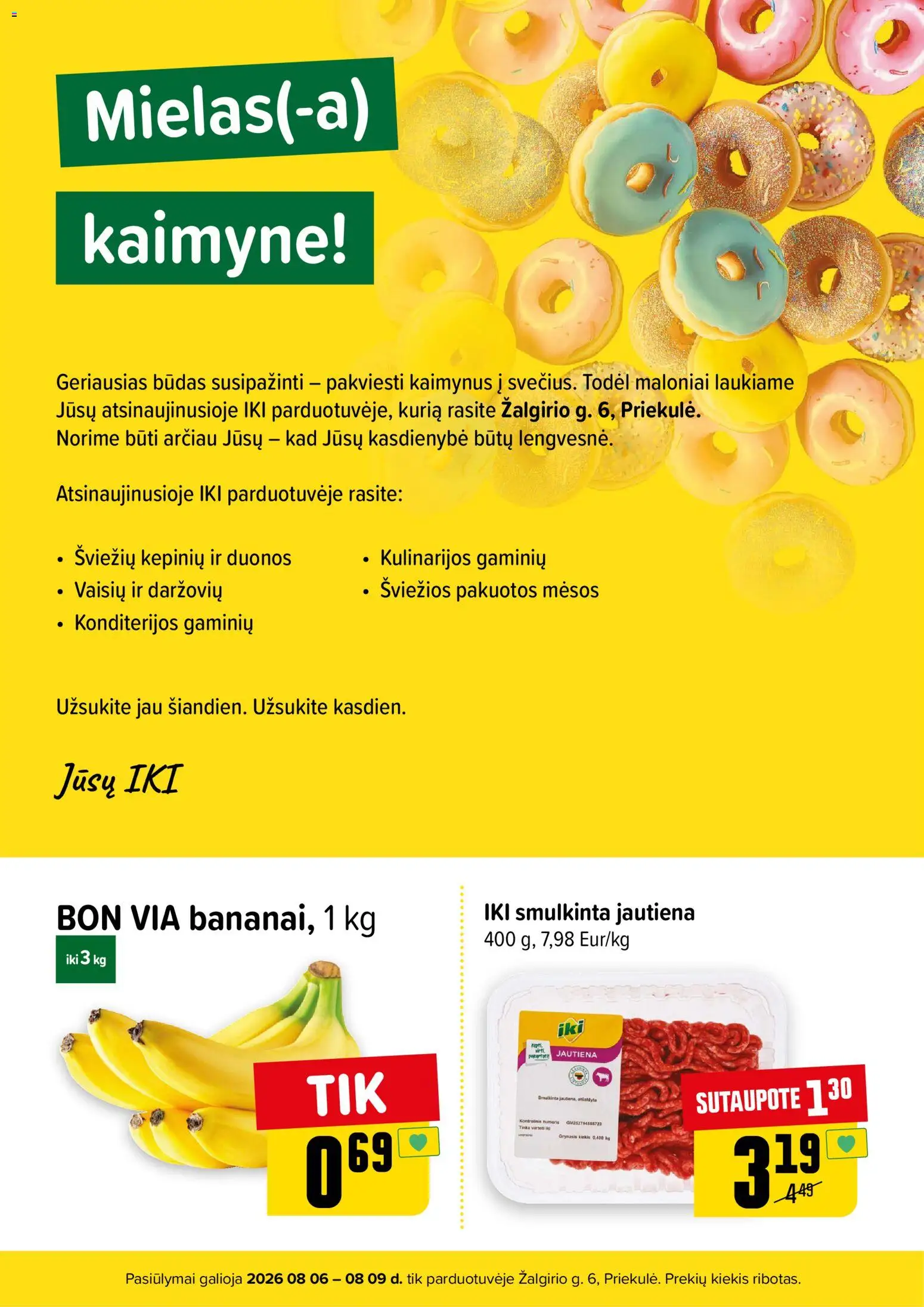IKI akcijos nuo 2026.08.06 | Puslapis: 2 | Prekių: Jautiena