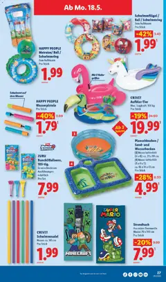Lidl aktionen ab 13.05.2026 gültig | Seite: 27 | Produkte: Strandtuch, Wasser