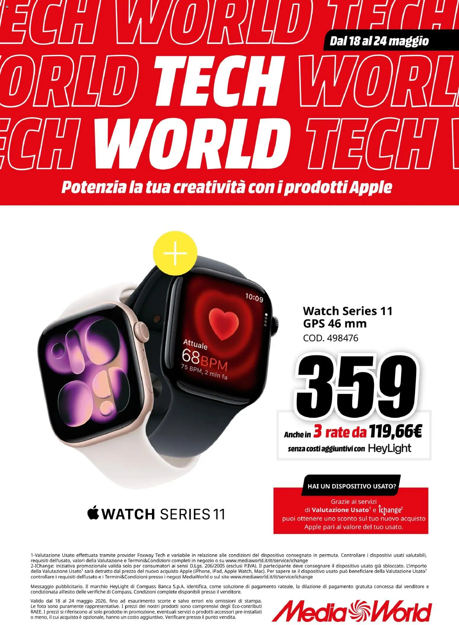 Volantino Media World del 18.05.2026 | Pagina: 9