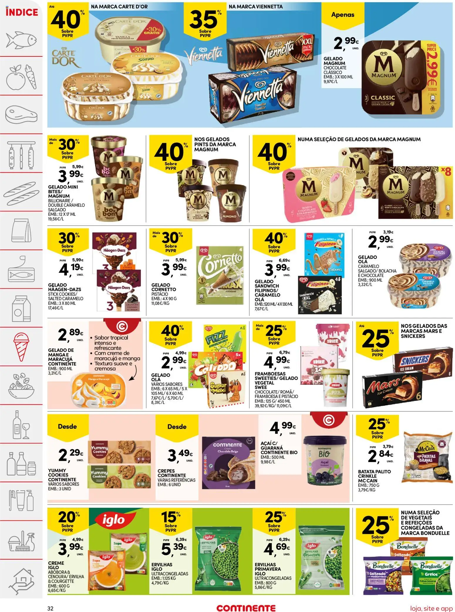 Continente folheto │ válido de 05.05.2026 | Página: 32 | Produtos: Batata, Filipinos, Framboesas, Abóbora