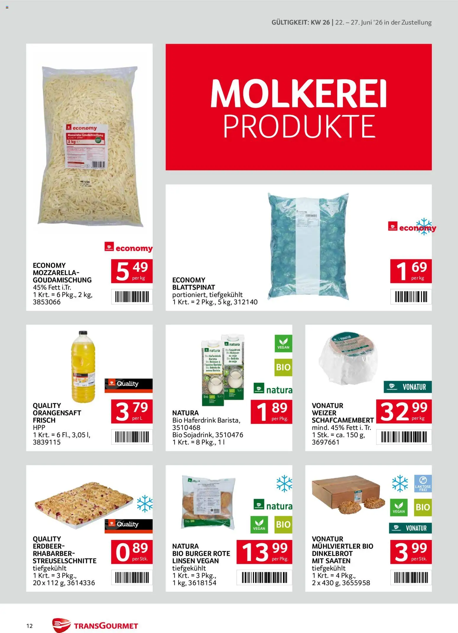 Transgourmet - Broschüre gültig ab 22.06.2026 | Seite: 12
