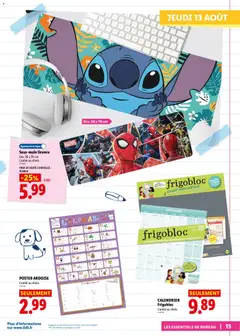 LIDL - Prévisualisation de CALENDRIER Frigobloc, L'unité au choix. valide à partir de 13/08/2026 | Page: 15