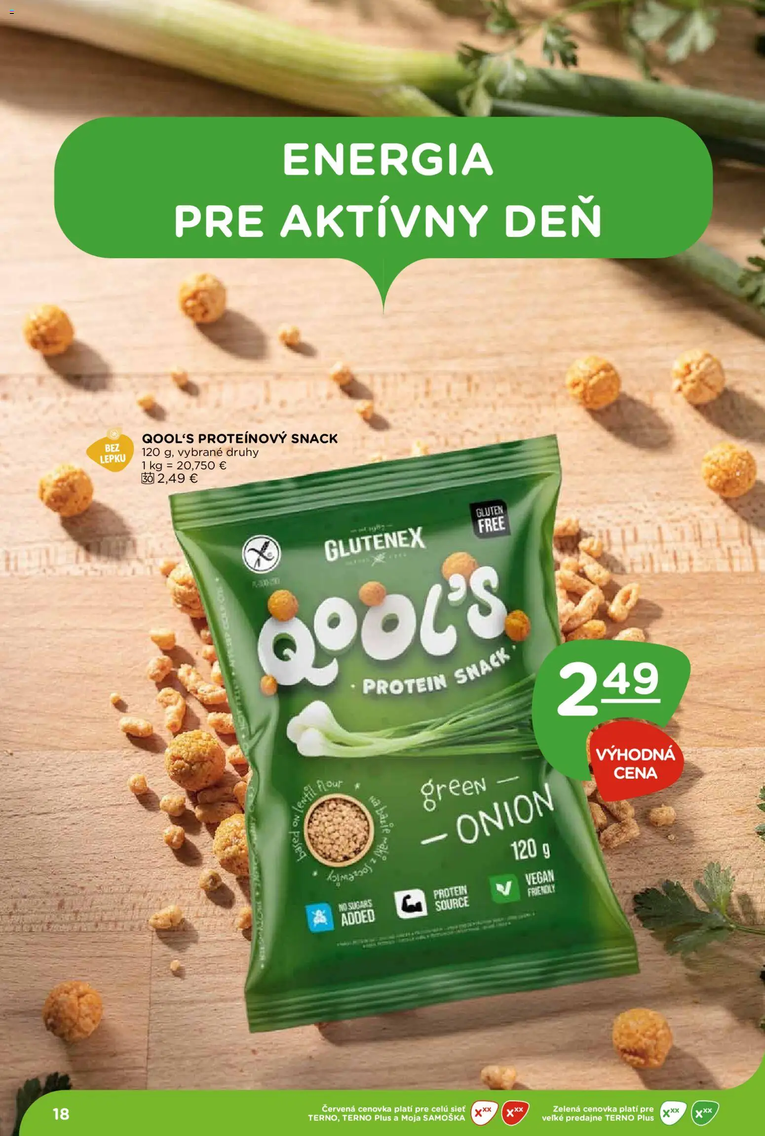 Nové Terno akcie – leták je platný od 22.10.2026 | Strana: 18 | Produkty: Protein