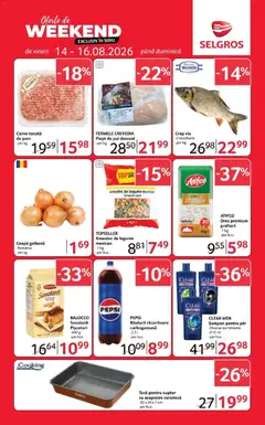 Ofertele Selgros valabile de la 14.08.2026