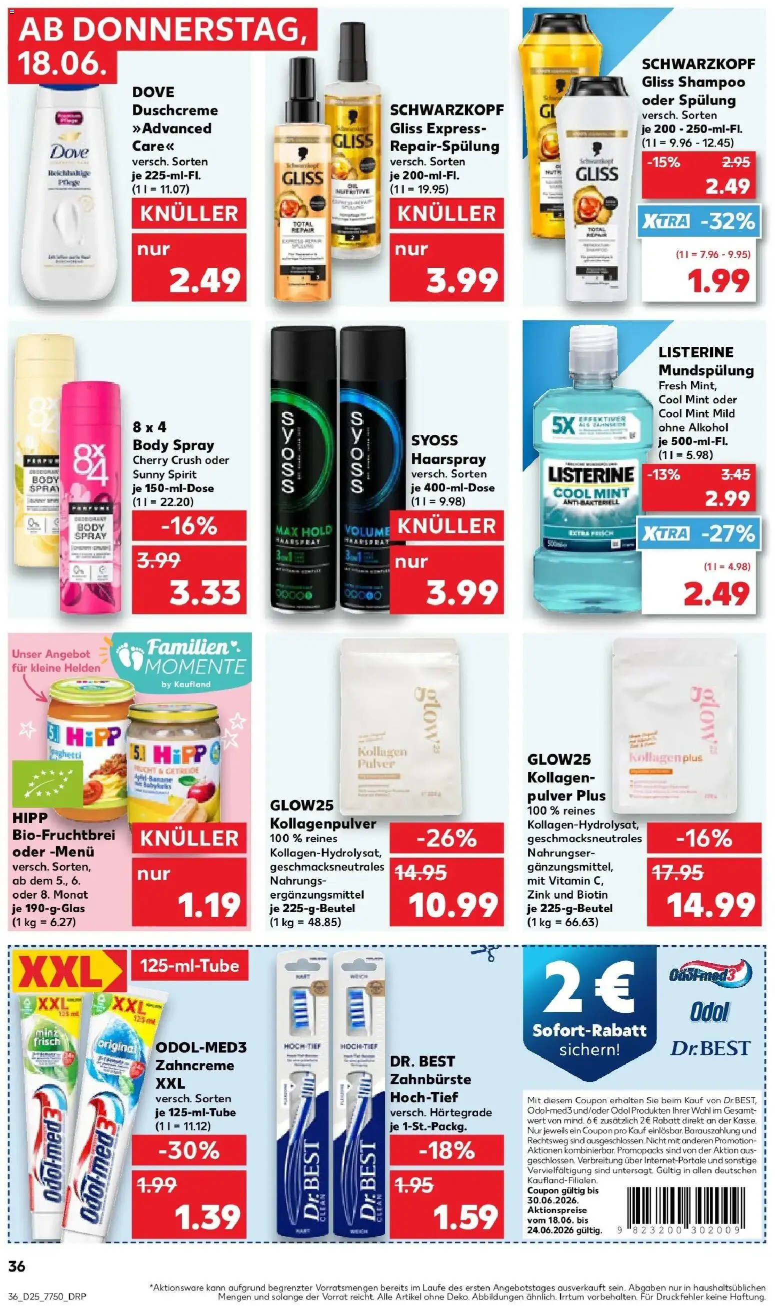 Kaufland Prospekt Völklingen – gültig ab 15.06.2026 | Seite: 45 | Produkte: Shampoo, Spülung, Duschcreme, Listerine