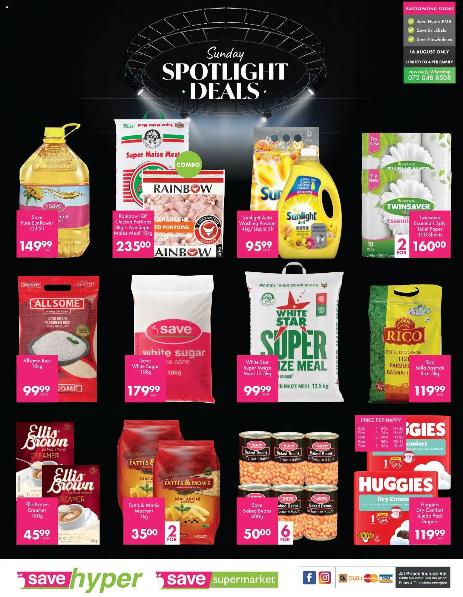 New Save catalogue – valid from 16/08/2026 | Page: 2 | Products: Toilet, Creamer, Fragrance, Sauce