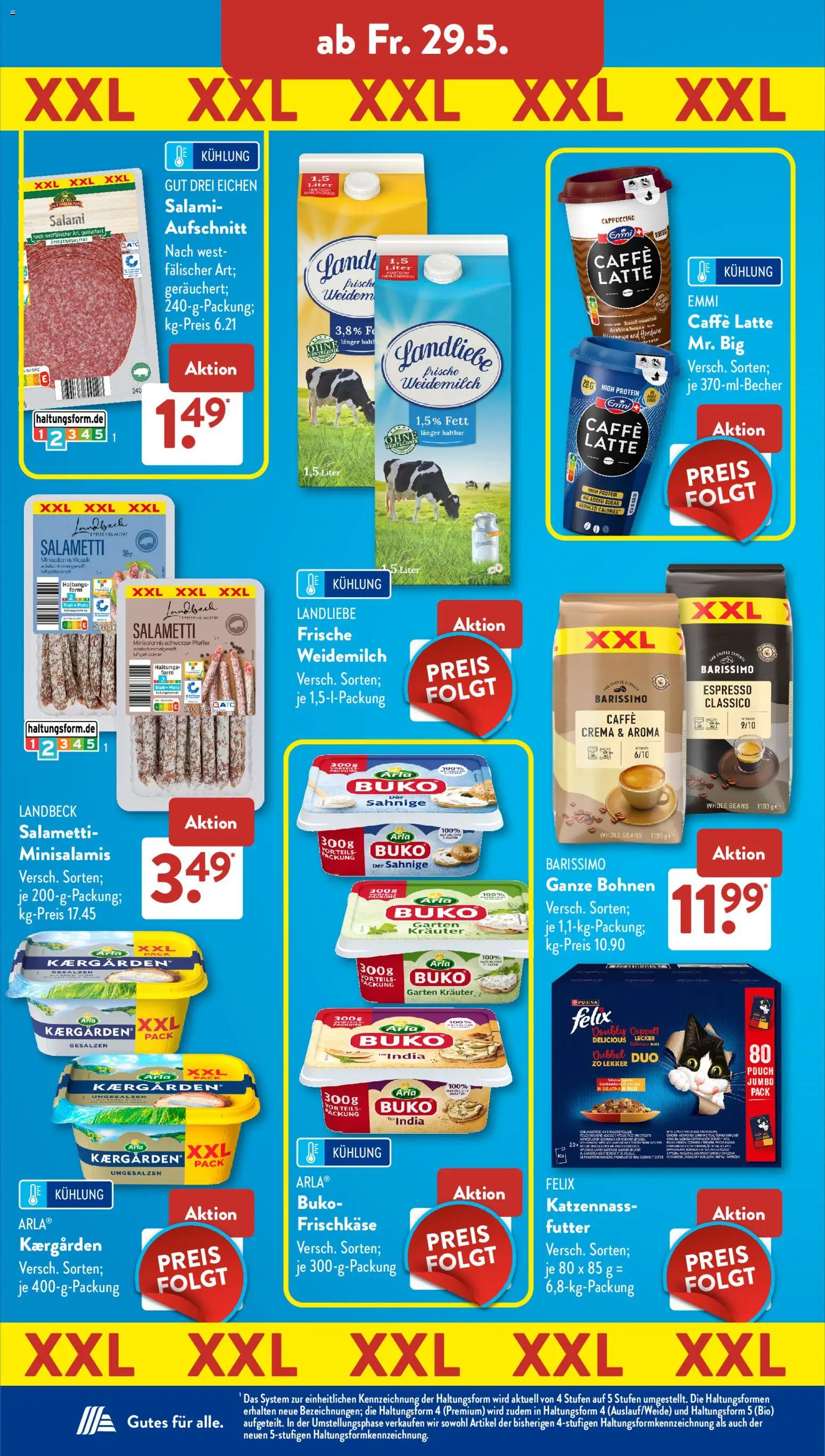Aldi Süd Prospekt 	 – gültig ab 26.05.2026 | Seite: 13 | Produkte: Arla buko, Salami, Frischkase