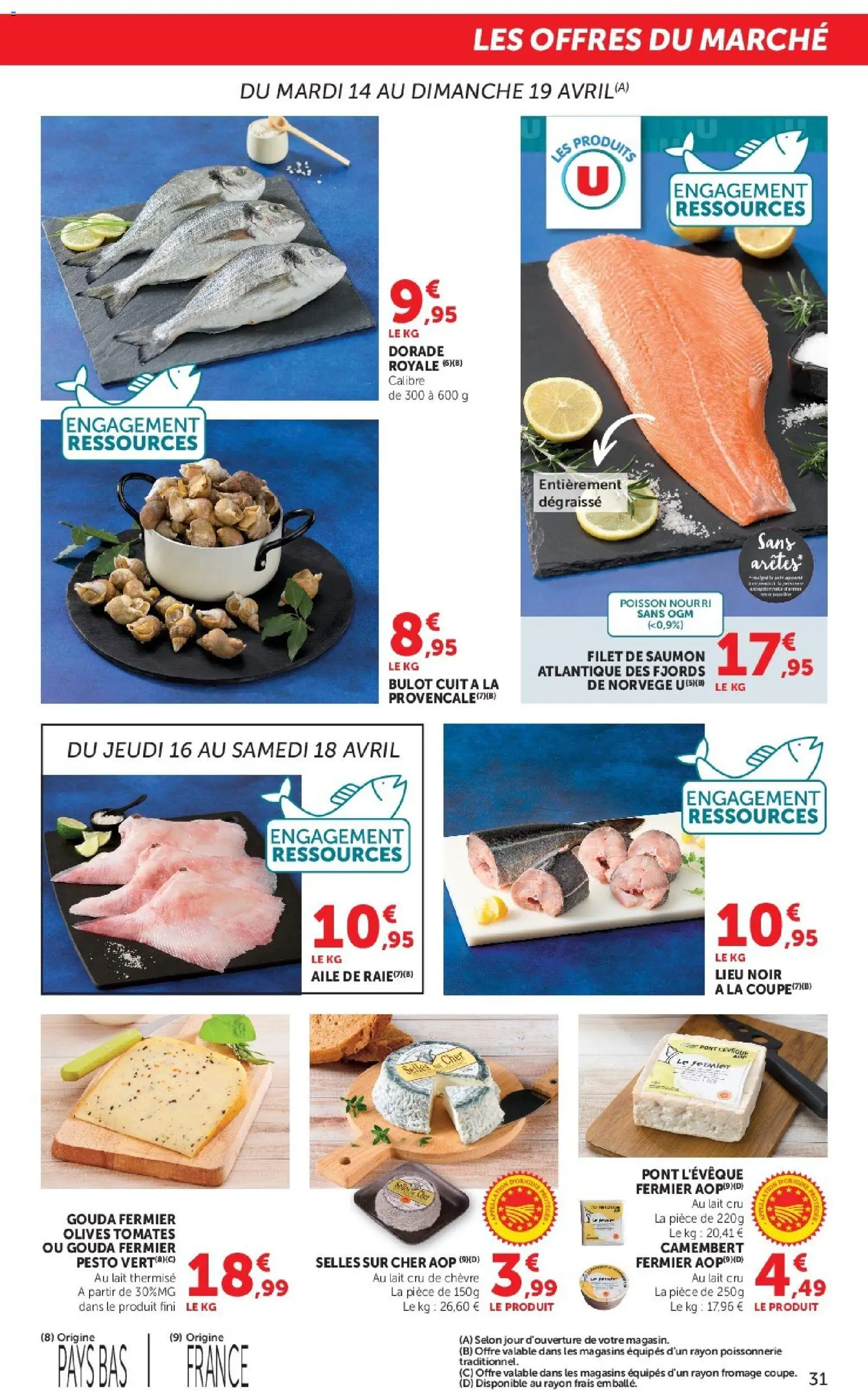 {H1} | Page: 31 | Produits: Olives, Dorade royale, Lait, Fromage