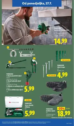 PARKSIDE Zaštitne cipele, Par S čeličnom kapicom Veličine: 41-46* - Pregled kataloga iz trgovine Lidl, vrijedi od 23.07.2026 | Stranica: 39