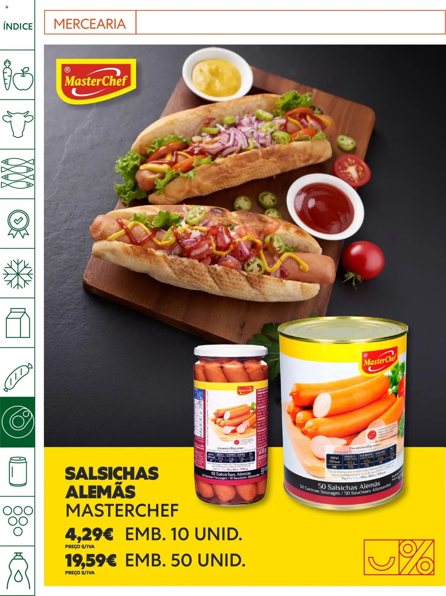 Recheio Horeca Madeira │ válido de 28/07/2026 | Página: 16 | Produtos: Salsicha