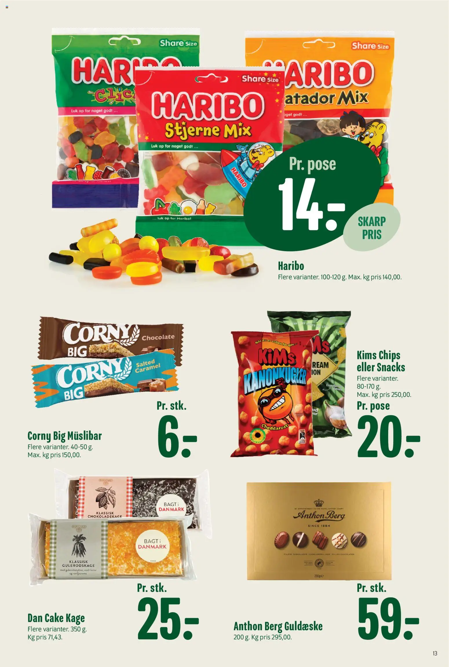 Min Købmand tilbudsavis – gyldig fra 30/10/2026 | Side: 14 | Produkter: Kanel, Chips, Snacks