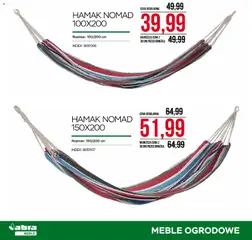 Pogląd oferty "Abra meble gazetka" - ważna od 27.05.2026 | Strona: 26 | Produkty: Meble ogrodowe, Hamak
