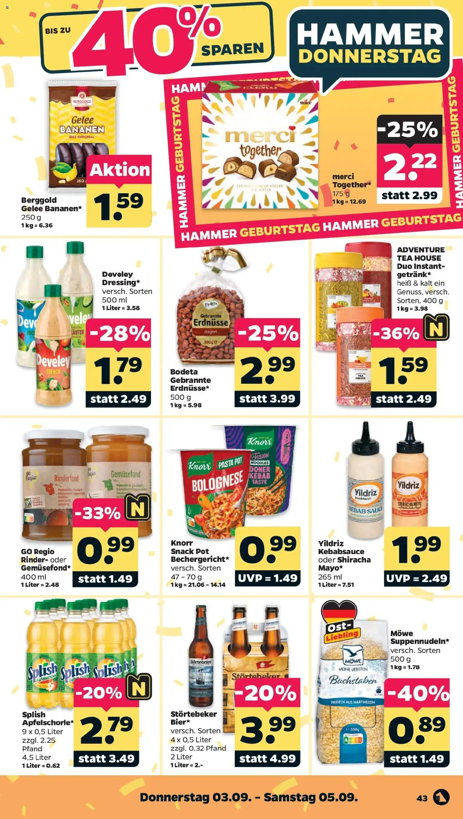Netto Aktueller Prospekt – gültig ab 30.08.2026 | Seite: 47 | Produkte: Merci, Erdnüsse, Knorr, Knoblauch