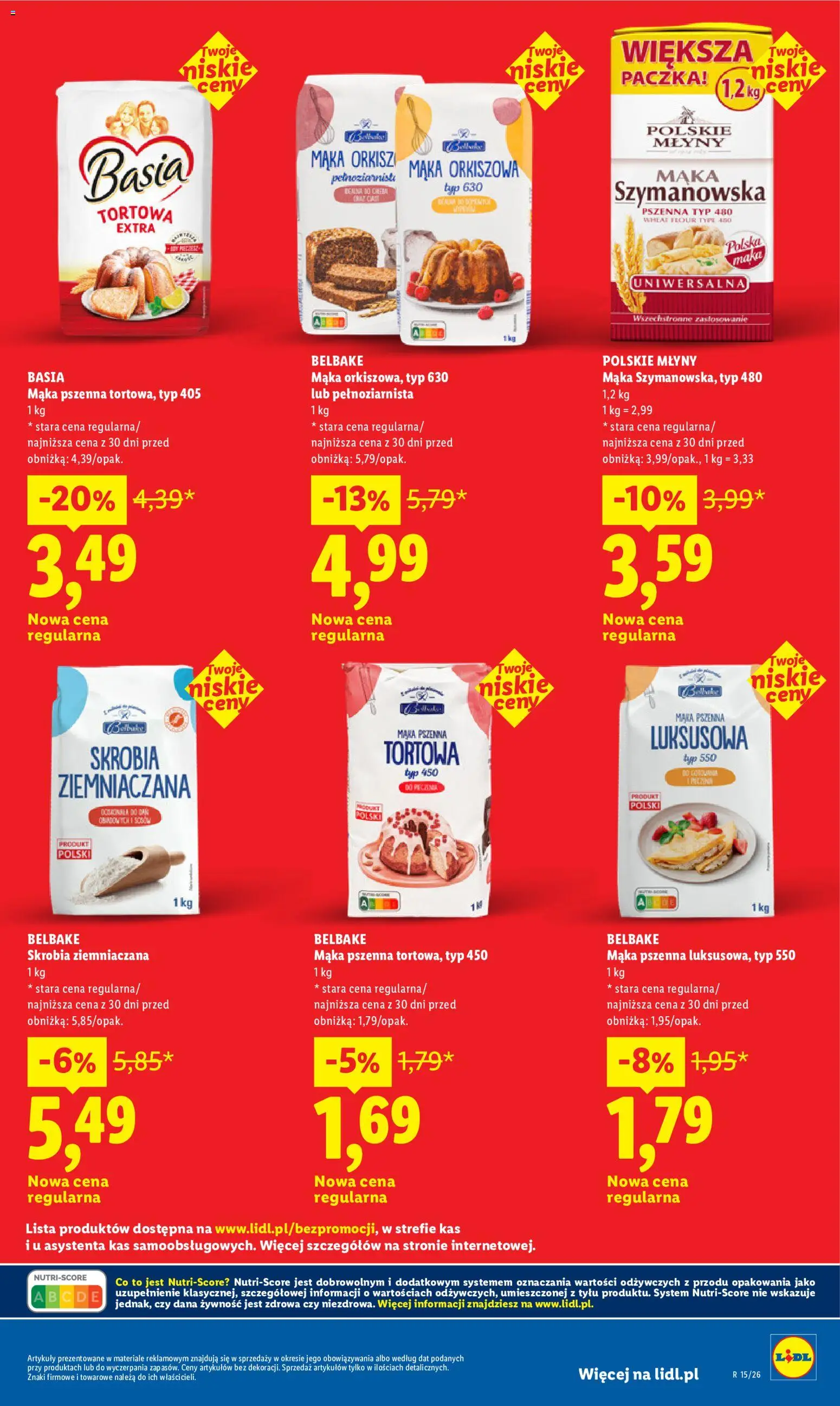 Lidl gazetka - Oszczędzaj każdego dnia od 09.06.2026 | Strona: 13 | Produkty: Mąka orkiszowa