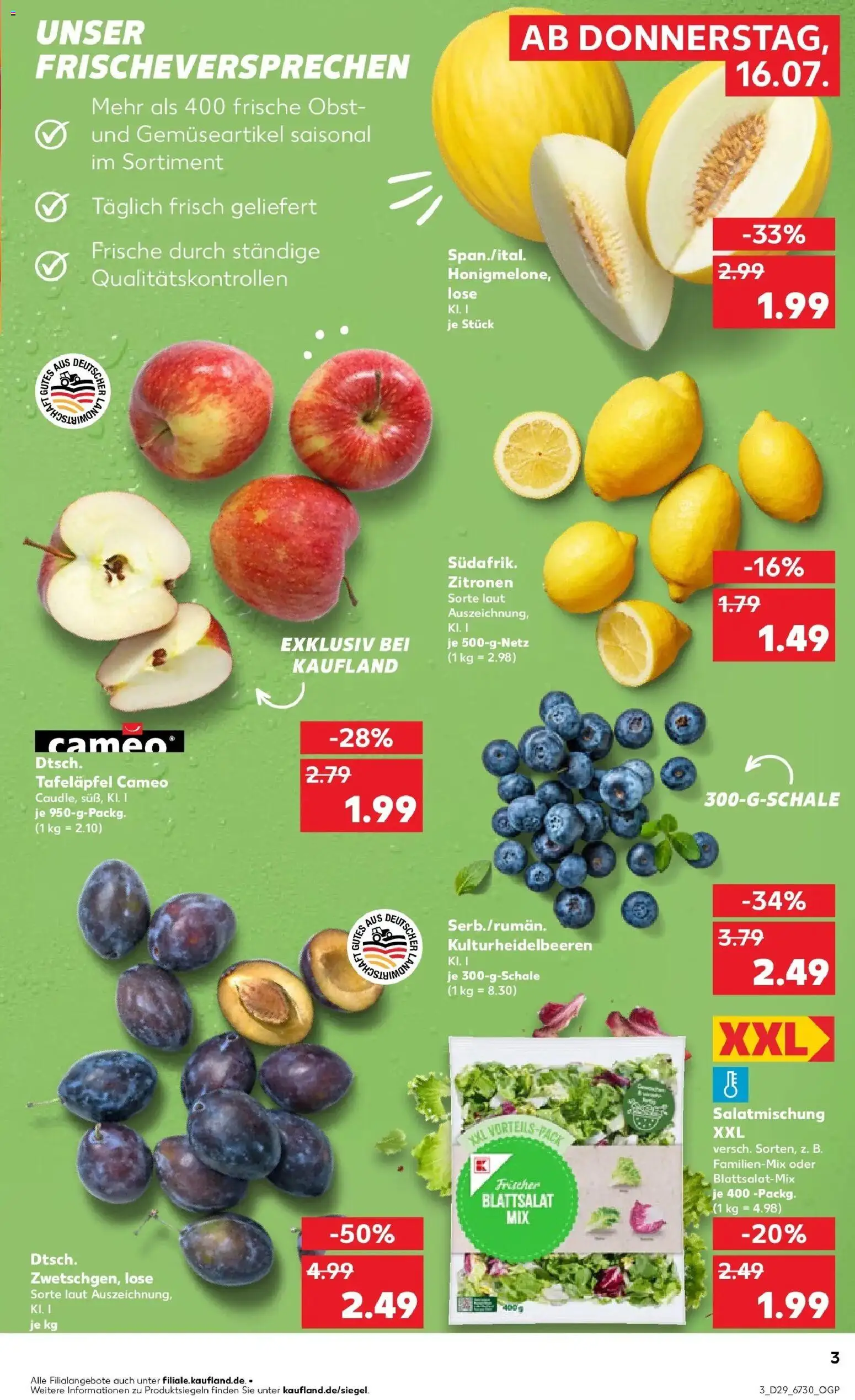 Kaufland Prospekt Meißen – gültig ab 13.07.2026 | Seite: 12 | Produkte: Obst, Zitronen