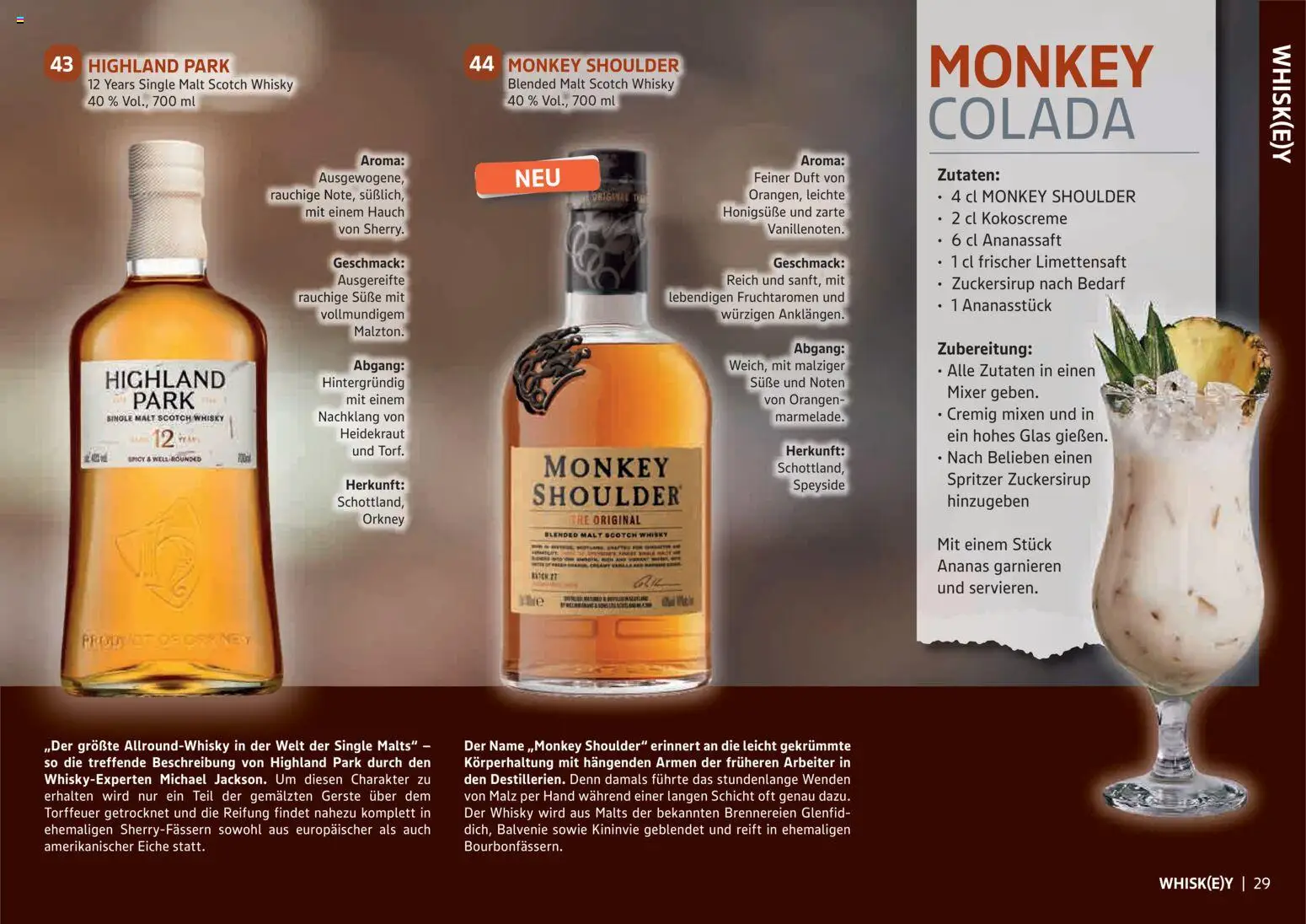 HERKULES Sonderbeilage 2 – gültig ab 29.10.2026 | Seite: 29 | Produkte: Mixer, Orangen, Ananas, Whiskey