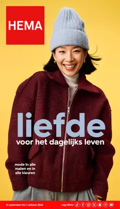 Hema folder - Voorbeeld van een folder van Hema, geldig van 21/09/2026