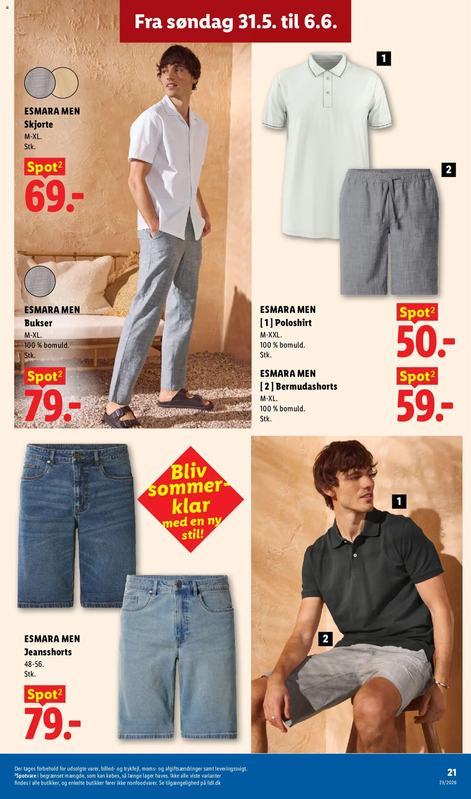 Lidl tilbudsavis – gyldig fra 31.05.2026 | Side: 26 | Produkter: Skjorte, Bukser, Søm