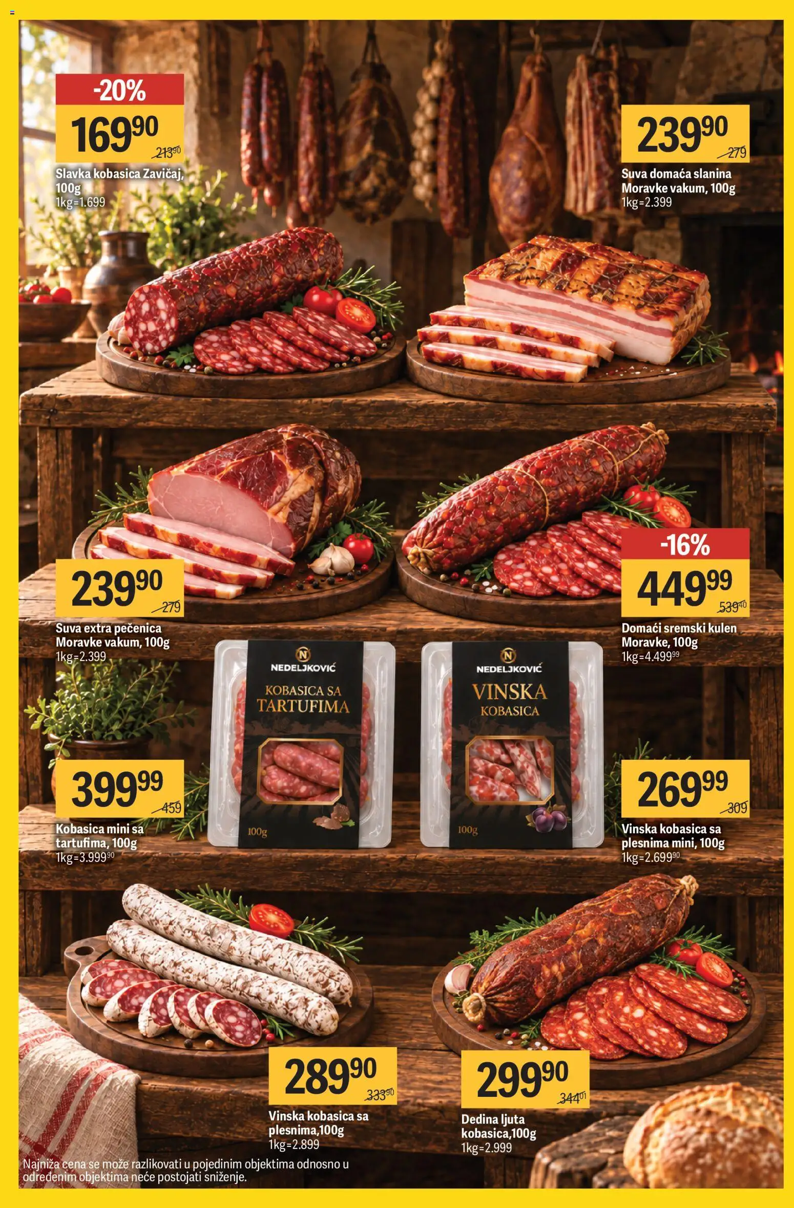 Maxi katalog - važi od 22.10.2026 | Strana: 6 | Proizvode: Kulen, Slanina, Kobasica, Pečenica