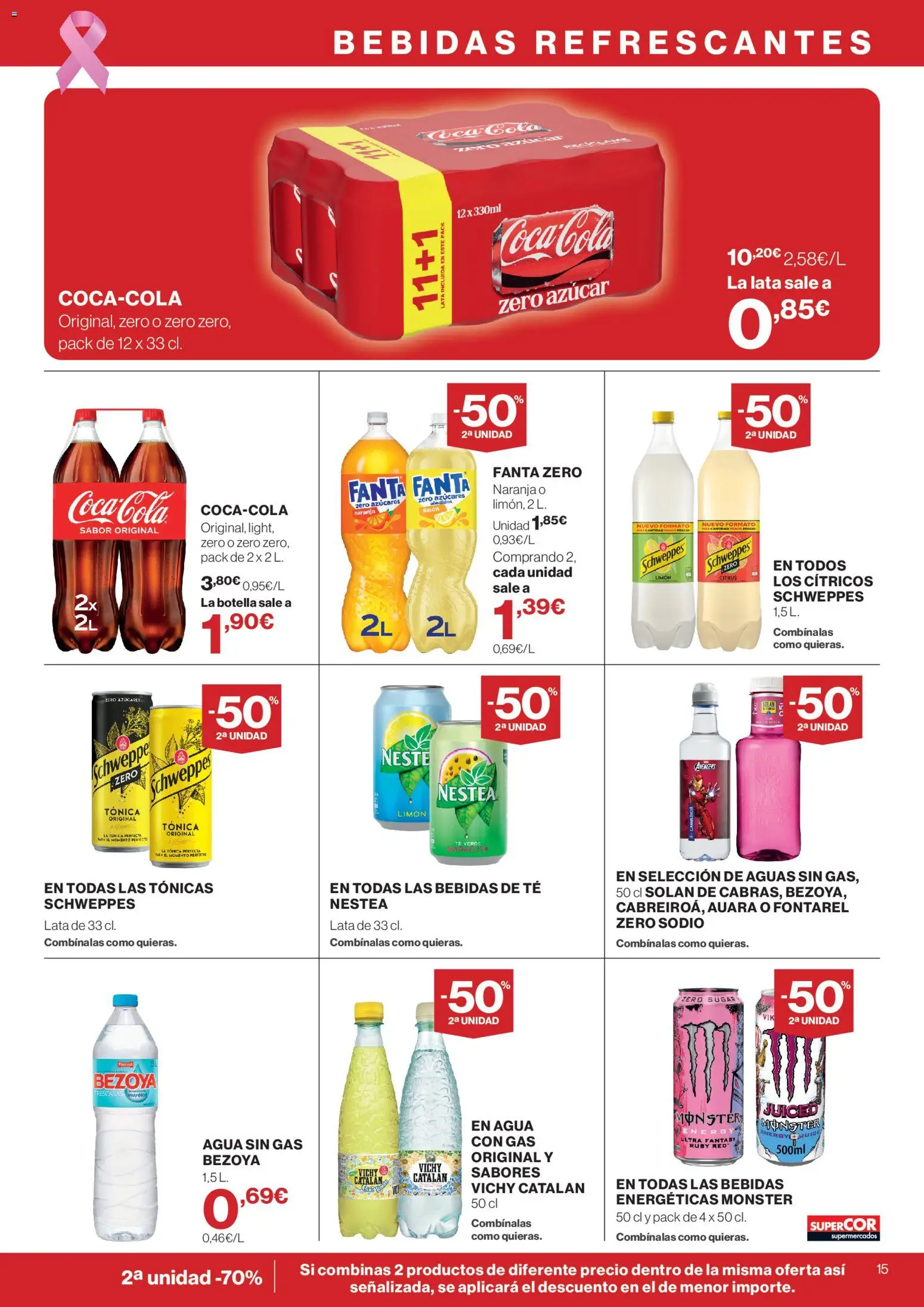 Supercor folleto │ válido desde el 15/10/2026 | Página: 15 | Productos: Fanta, Cítricos, Azúcar, Agua