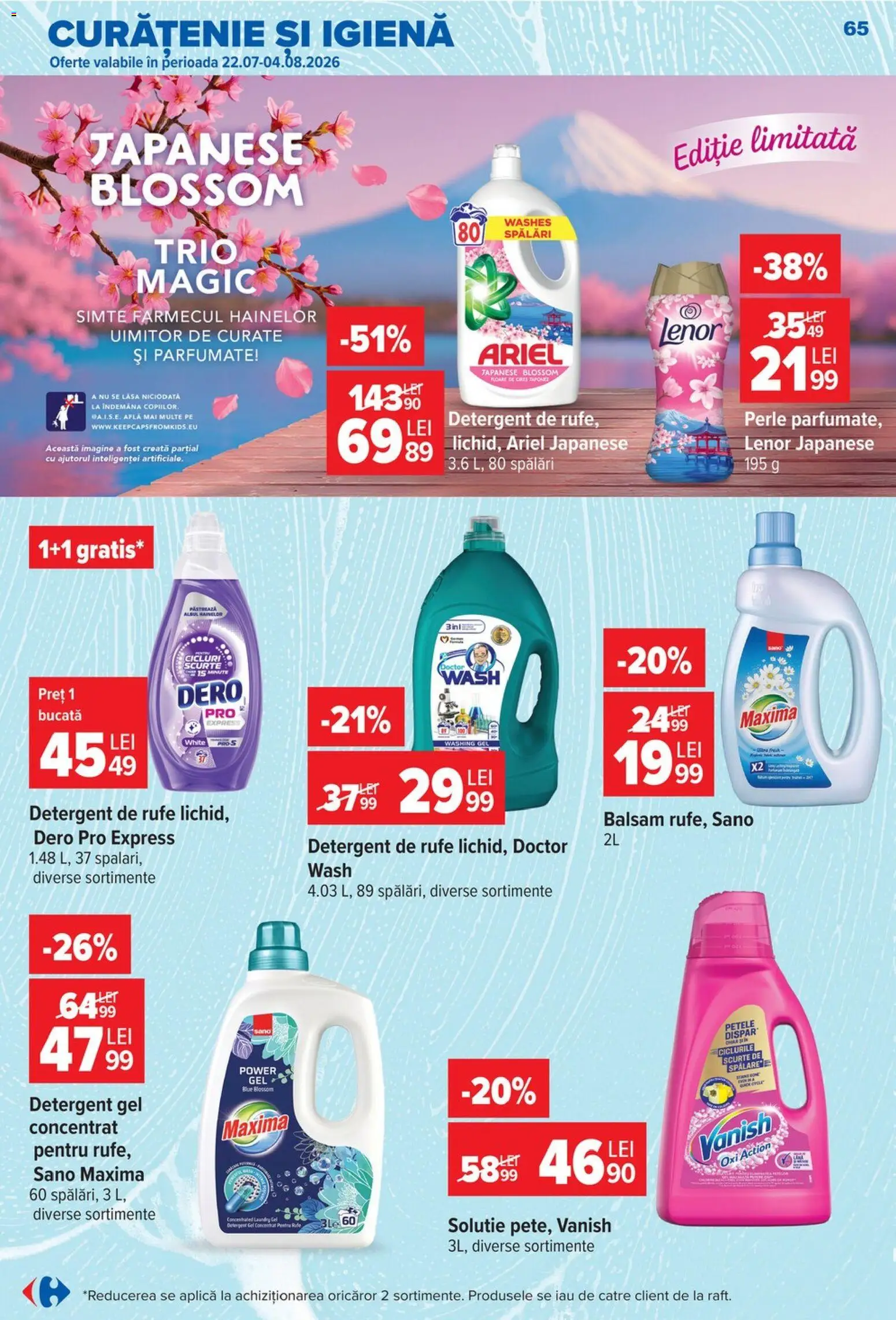 Noul catalog Carrefour – valabil de la 22.07.2026 | Pagină: 65