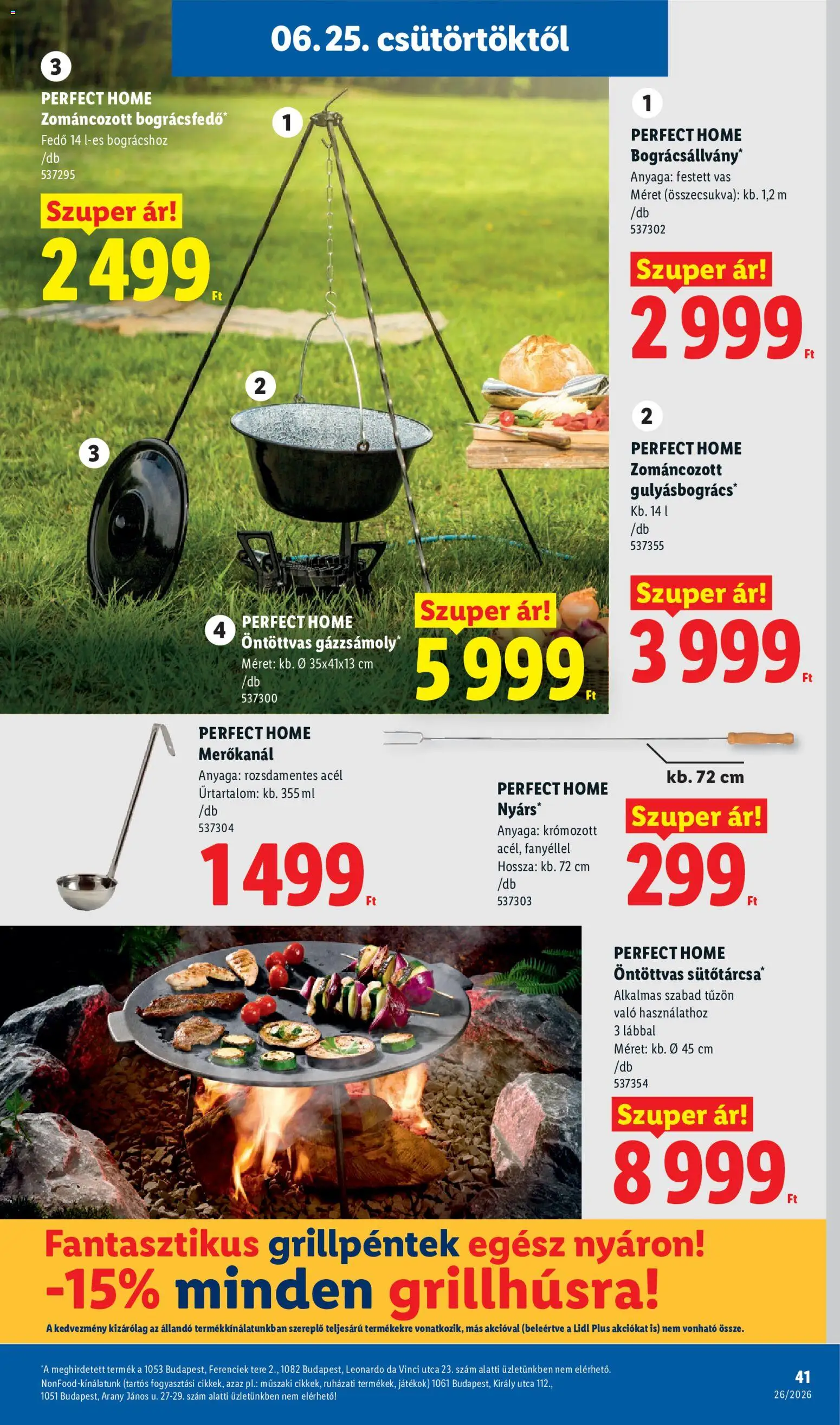 Lidl akciós ujság - amely érvényes a következő dátumtól: 25.06.2026 | Oldal: 41