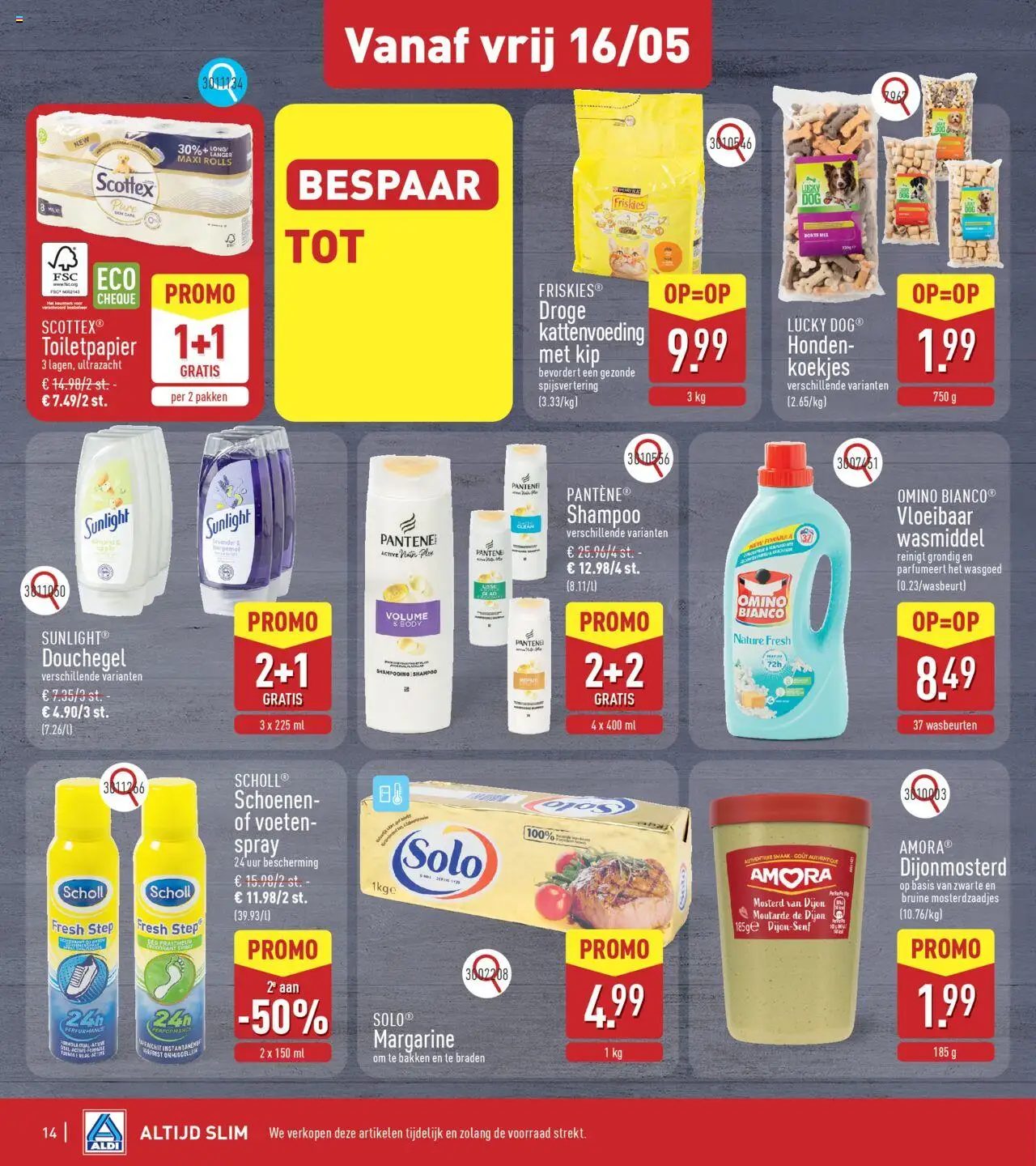 {H1} | Pagina: 14 | Producten: Koekjes, Wasgoed, Shampoo, Douchegel