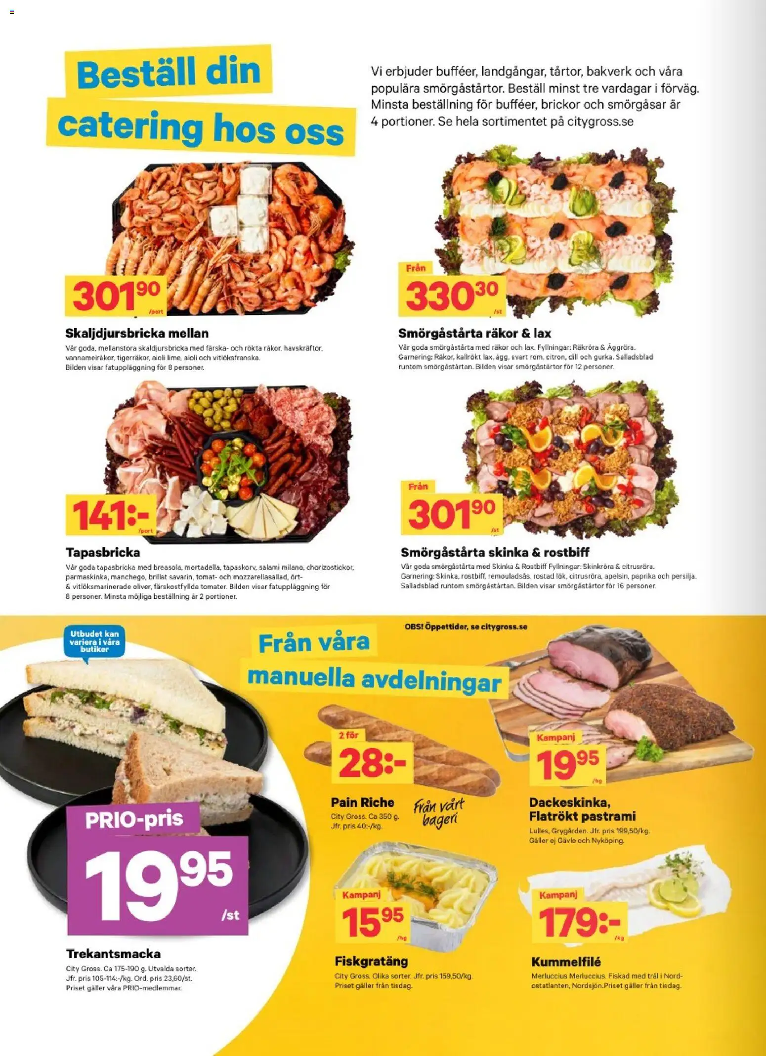 City Gross reklamblad aktuell från 19/10/2026 | Sida: 8 | Produkter: Galler, Aioli, Salami, Skinka