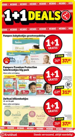 Kruidvat folder week 20 - Voorbeeld van een folder van Kruidvat, geldig van 12.05.2026 | Pagina: 11 | Producten: Kan, Pampers, Babydoekjes