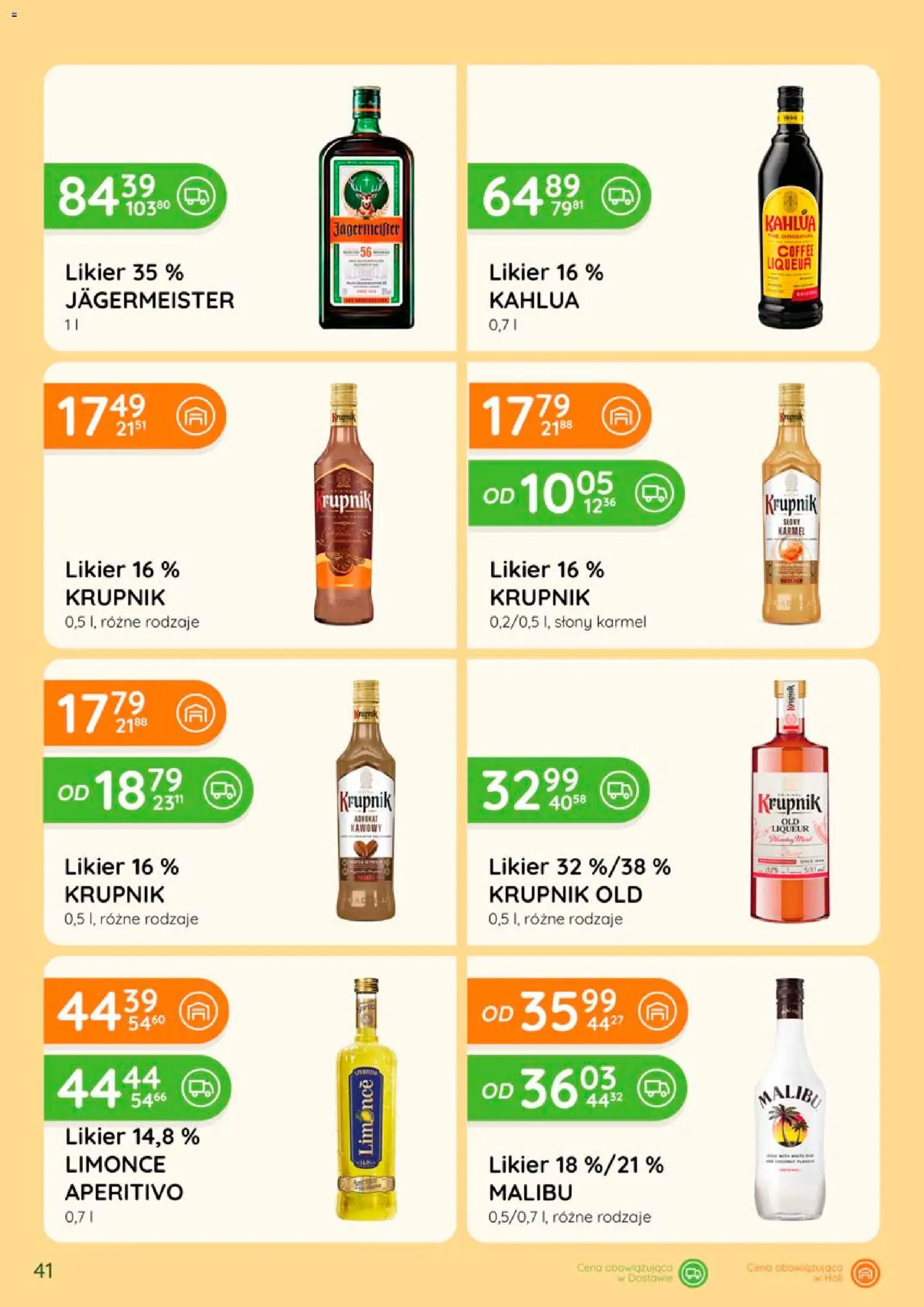 Eurocash gazetka - Katalog Alkoholowy od 01.08.2026 | Strona: 41 | Produkty: Jagermeister, Kahlua