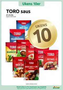 Forhåndsvisning av Joker kundeavis gyldig fra 27/07/2026 | Side: 2 | Produkter: Løk, Saus, Вермішель, Kolasås
