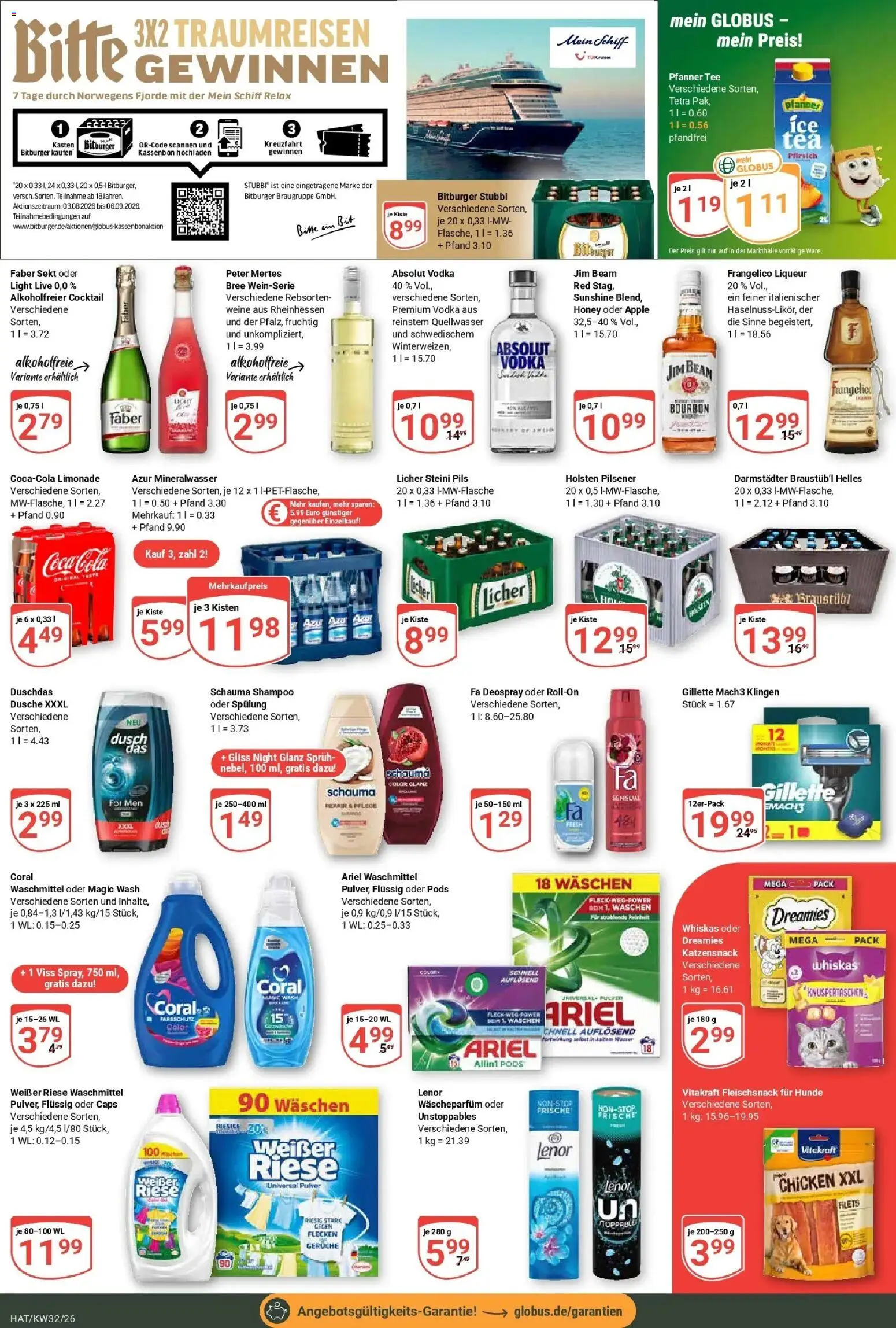 Globus Prospekt Hattersheim (ab 03.08.2026) » Angebote online | Seite: 7 | Produkte: Schauma shampoo, Apple, Waschmittel, Vodka