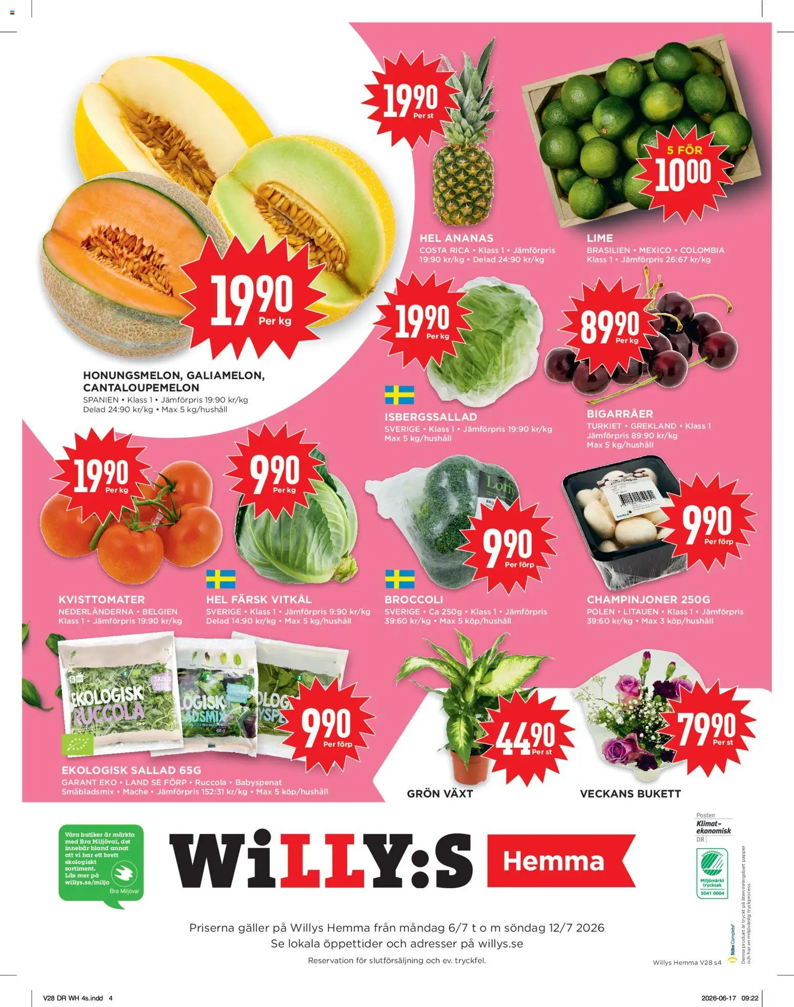 Willys reklamblad aktuell från 06/07/2026 | Sida: 4